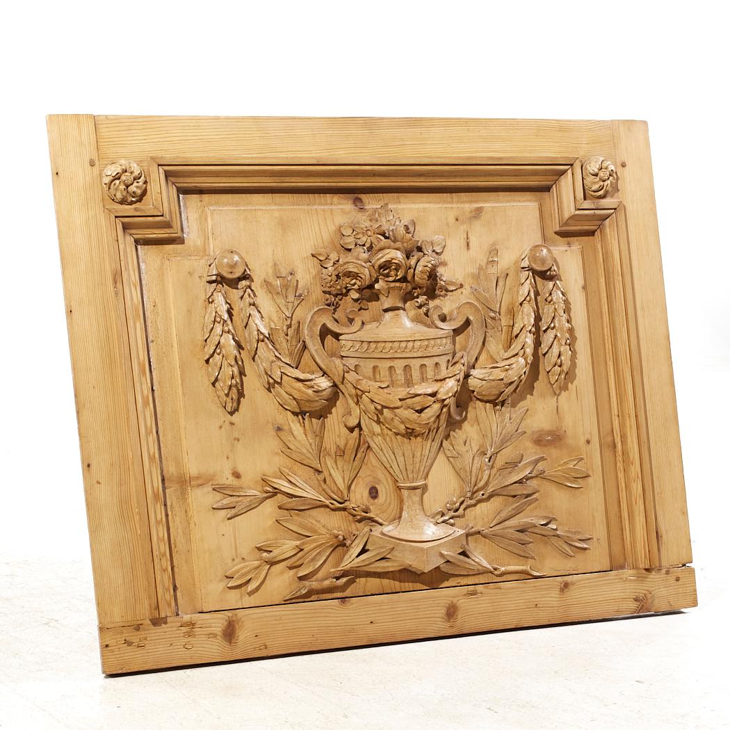 French Regency Style Relief Carved Wood Panel

This wood panel measures: 39.25 wide x 2.5 deep x 31.5 inches high

We take our photos in a controlled lighting studio to show as much detail as possible. We do not photoshop out blemishes. 

We keep