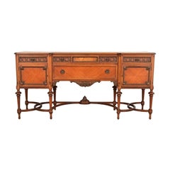 French Regency Walnut Sideboard by Johnson-Handley-Johnson, Circa 1920s