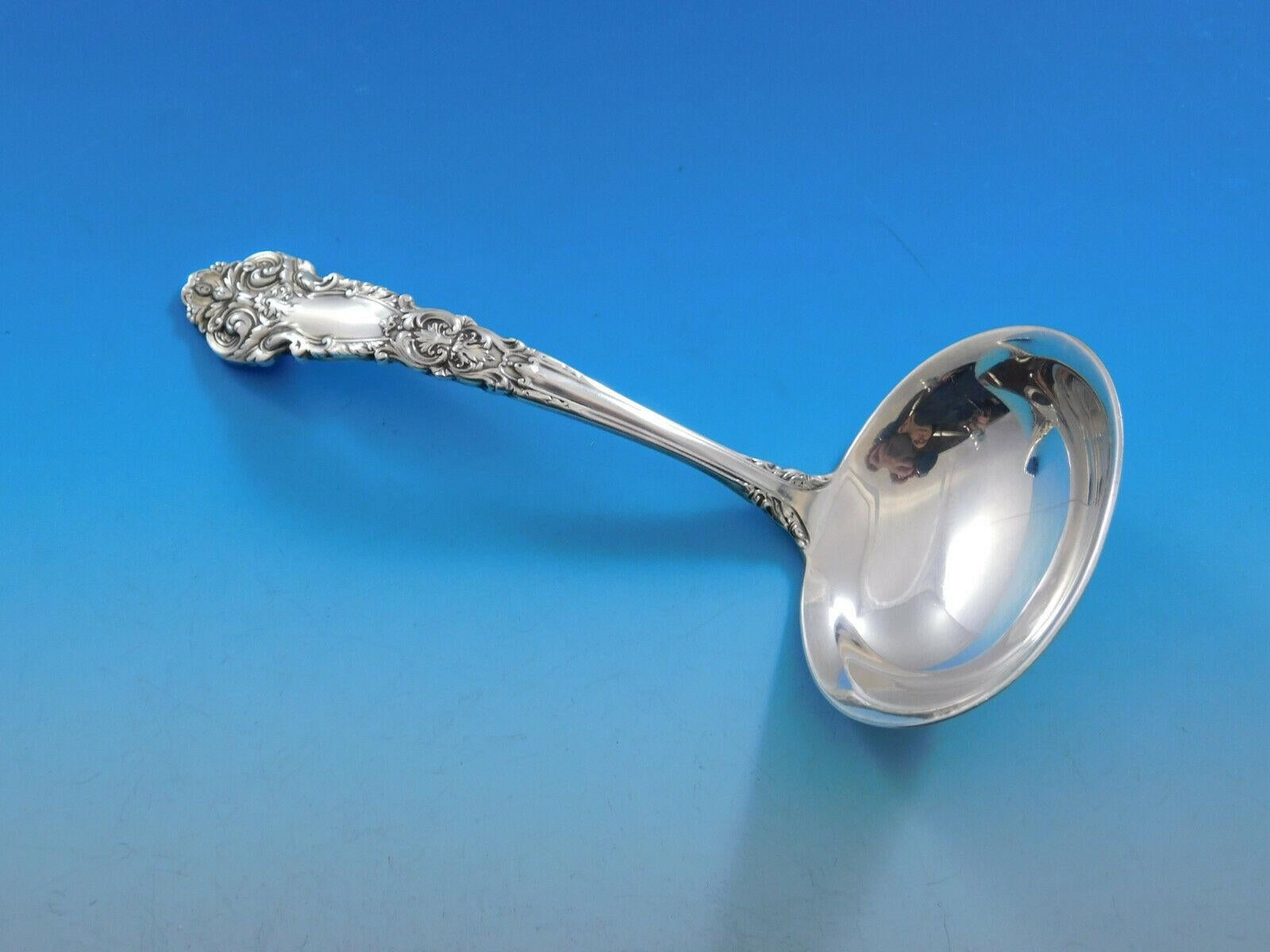 Reed & Barton French Renaissance Sterling Silver 8 1/4"  Serving Spoon 