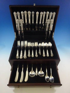 French Renaissance by Reed & Barton Sterling Silver Flatware Set Service 72 Pcs