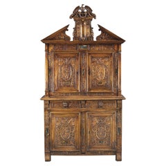 Antique French Renaissance Fontainebleau-Style Cabinet