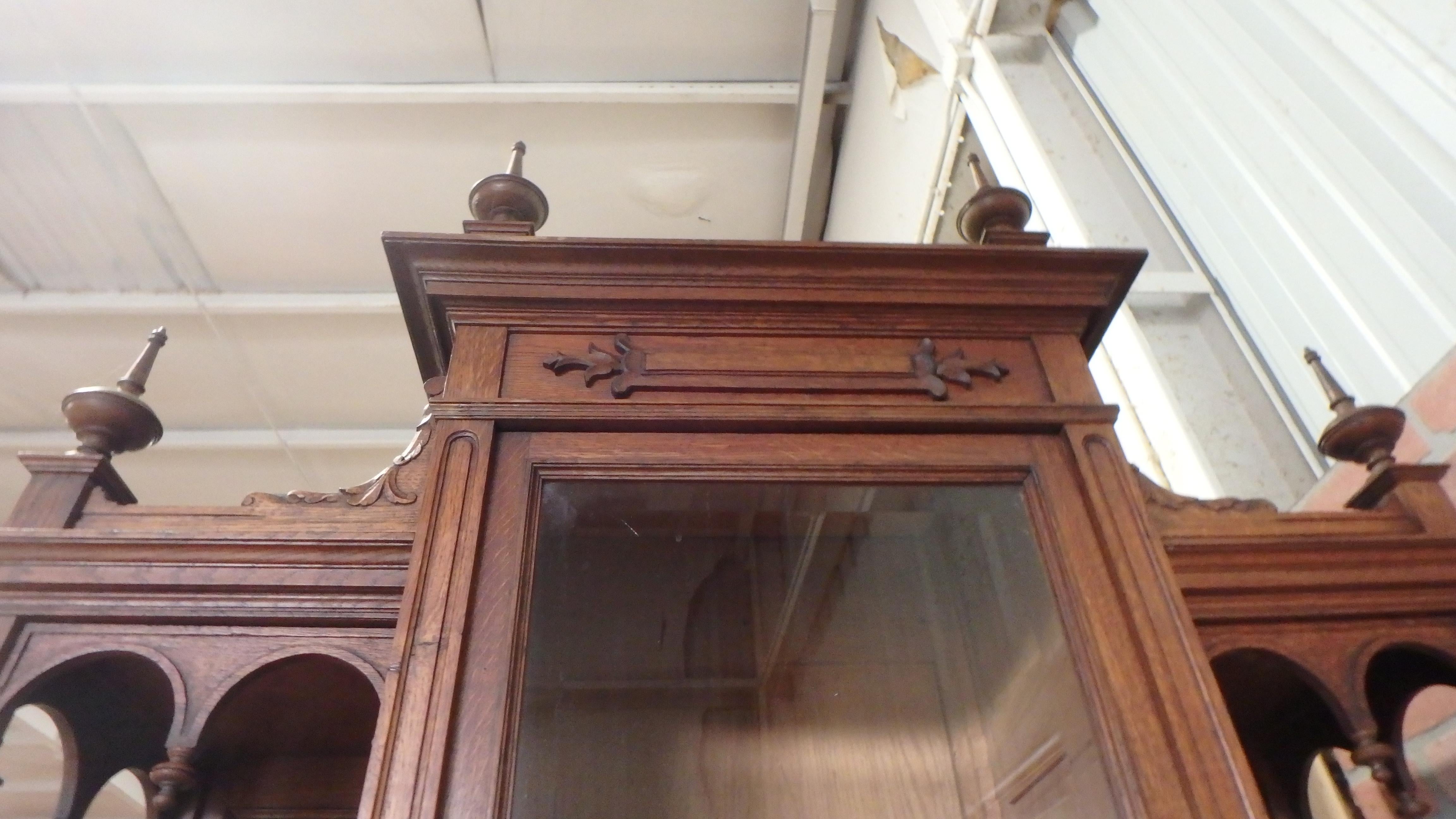 Carved French Renaissance Large Buffet For Sale