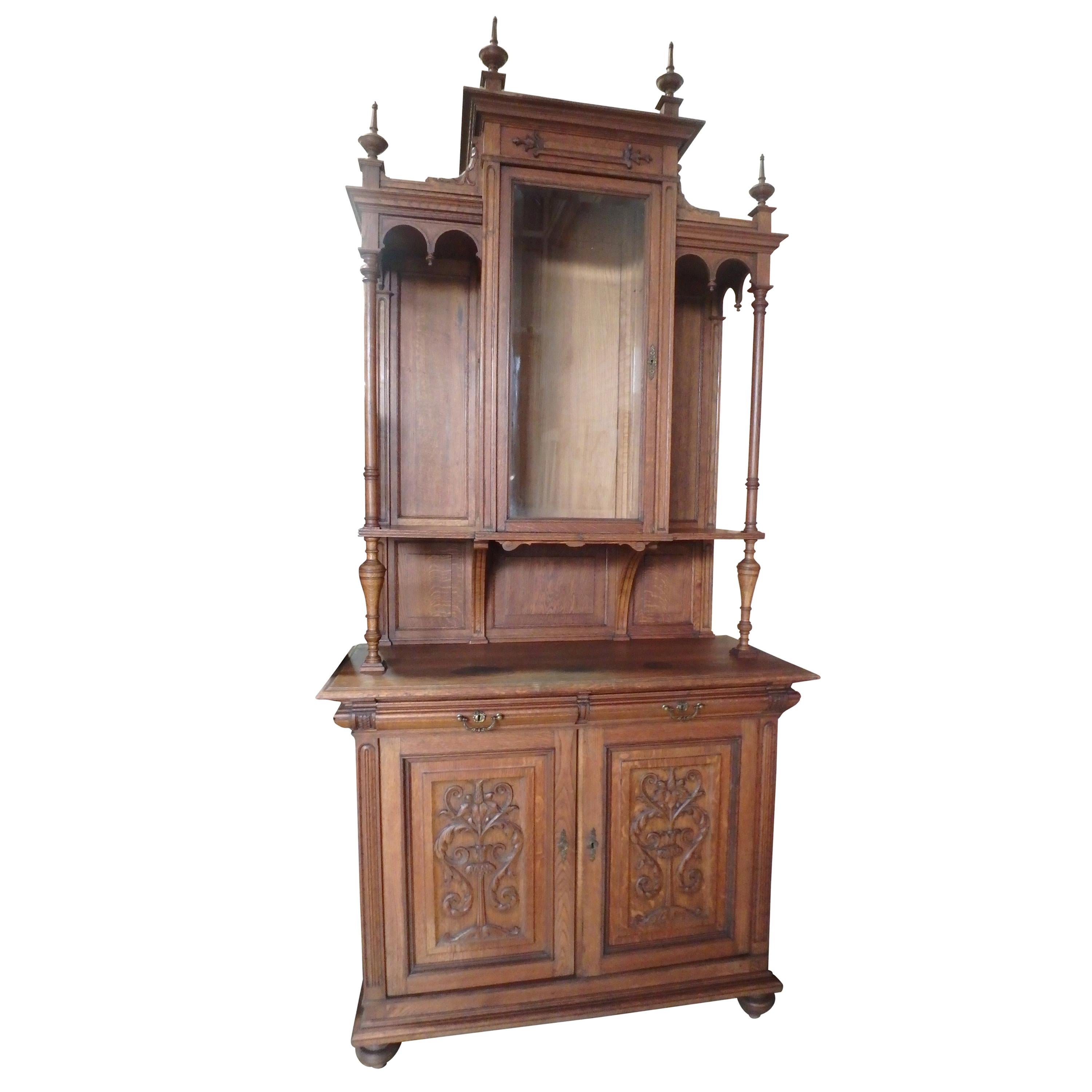 French Renaissance Large Buffet For Sale