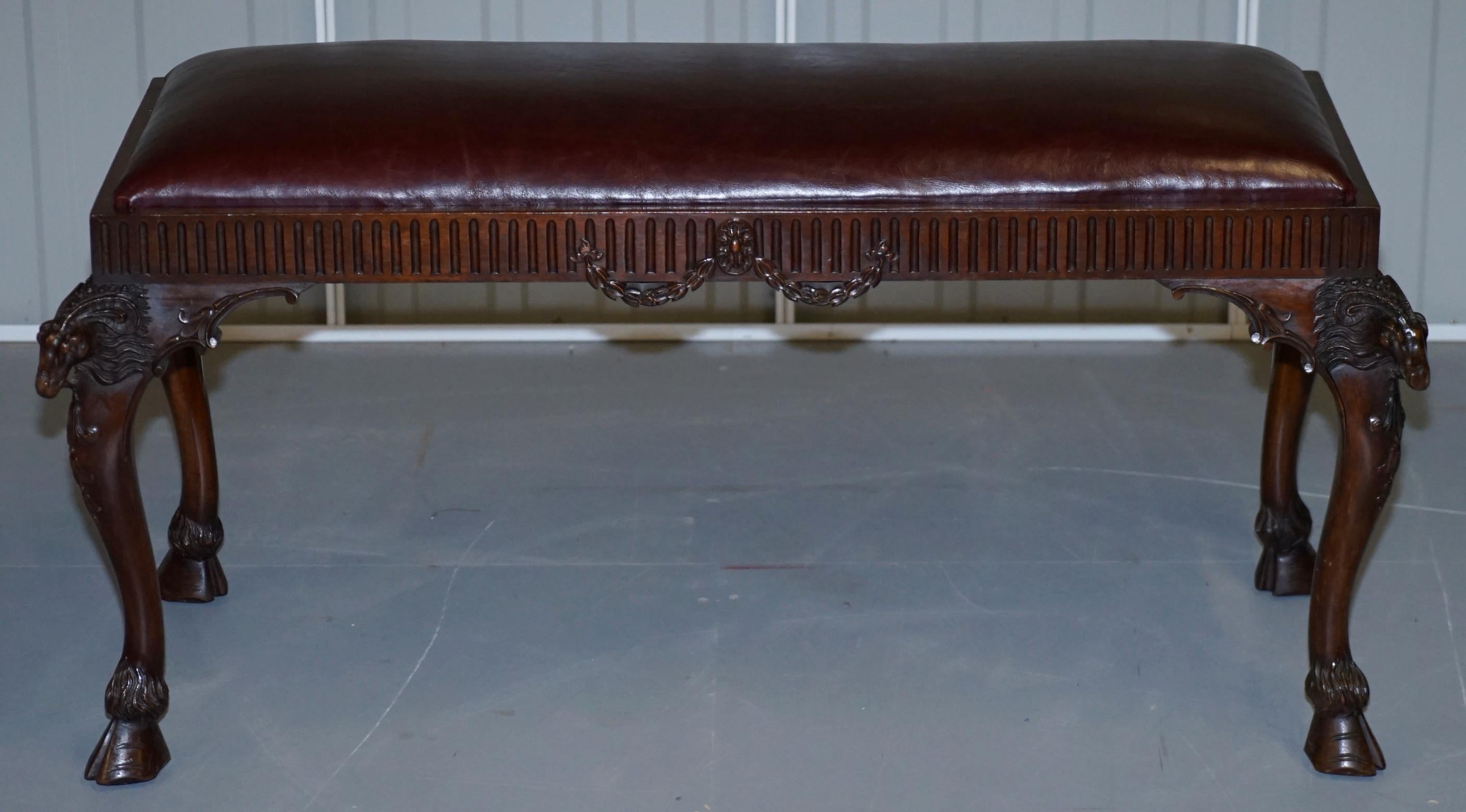 Wimbledon-Furniture

Wimbledon-Furniture is delighted to offer for sale this stunning lightly restored period French Renaissance Revival Rams head circa 19th century mahogany window seat with new heritage oxblood leather upholstery

Please note