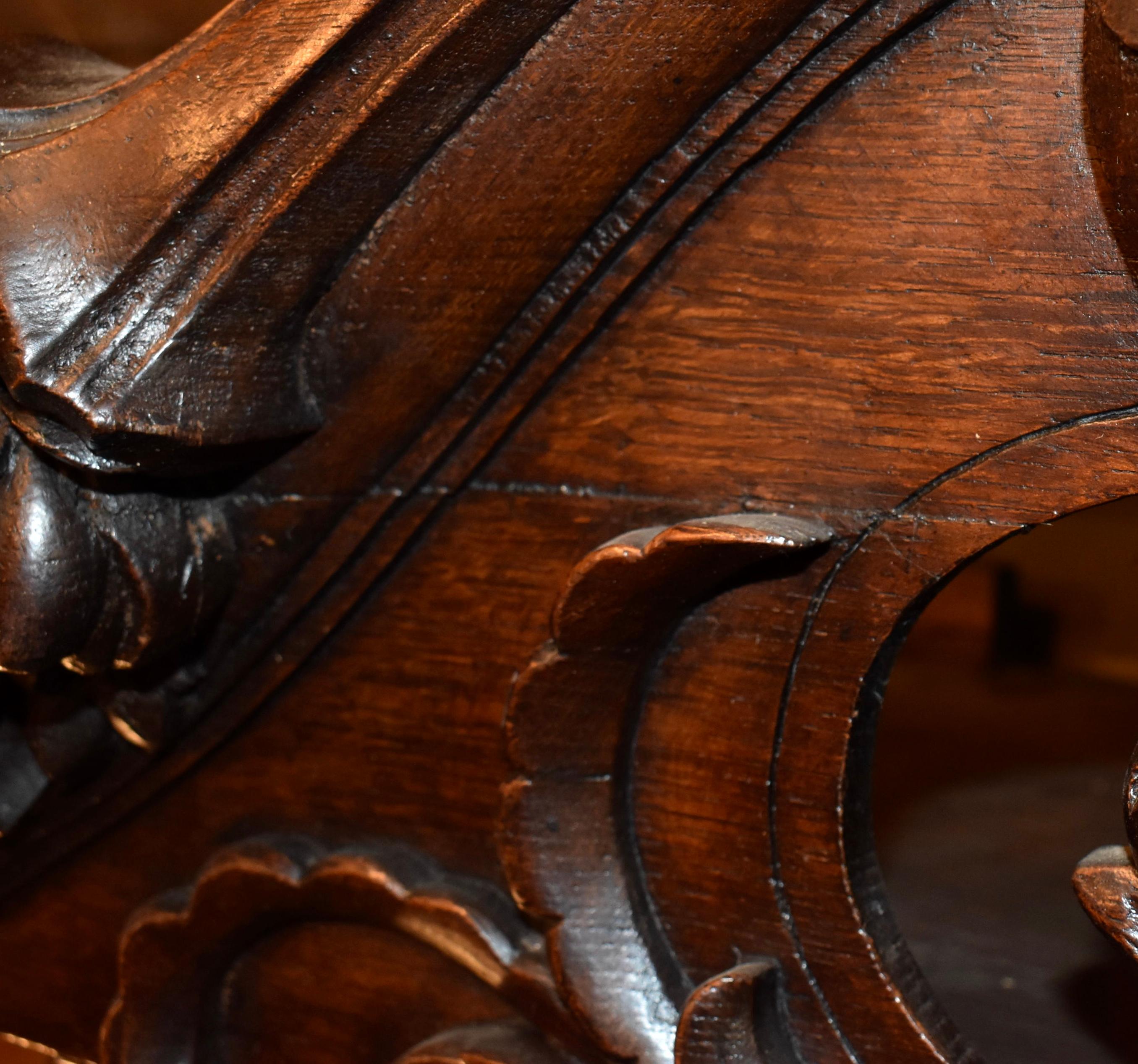 French Renaissance Revival Carved Hunt Cabinet For Sale 12