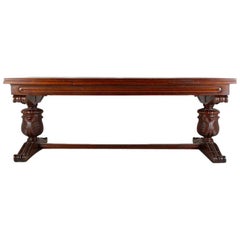 French Renaissance-Revival Drawleaf Table