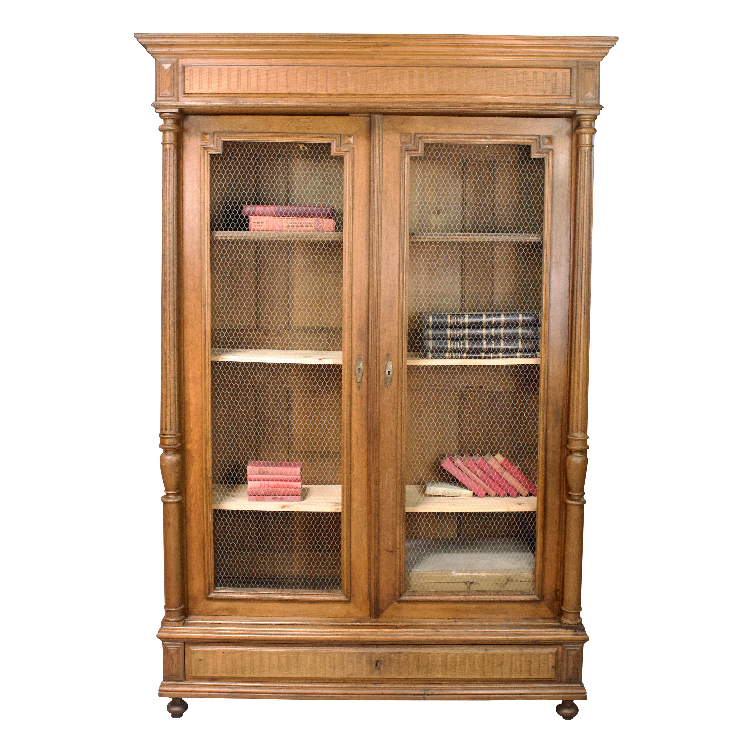 Bibliothèque French Renaissance Revive 19ème siècle - France - Style Henri II