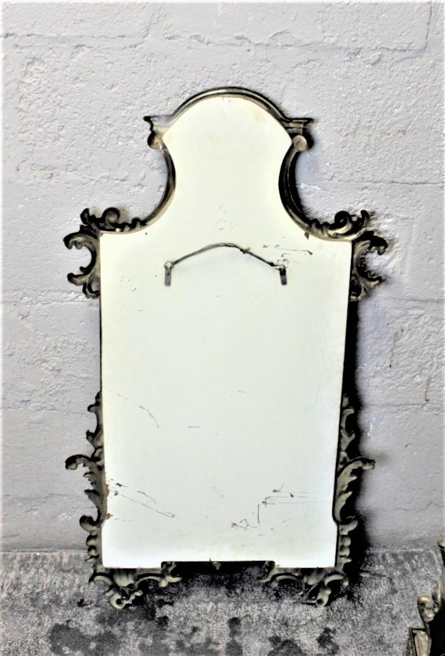 French Renaissance Revival Styled Console Table & Mirror with Brass Cherub Legs For Sale 10