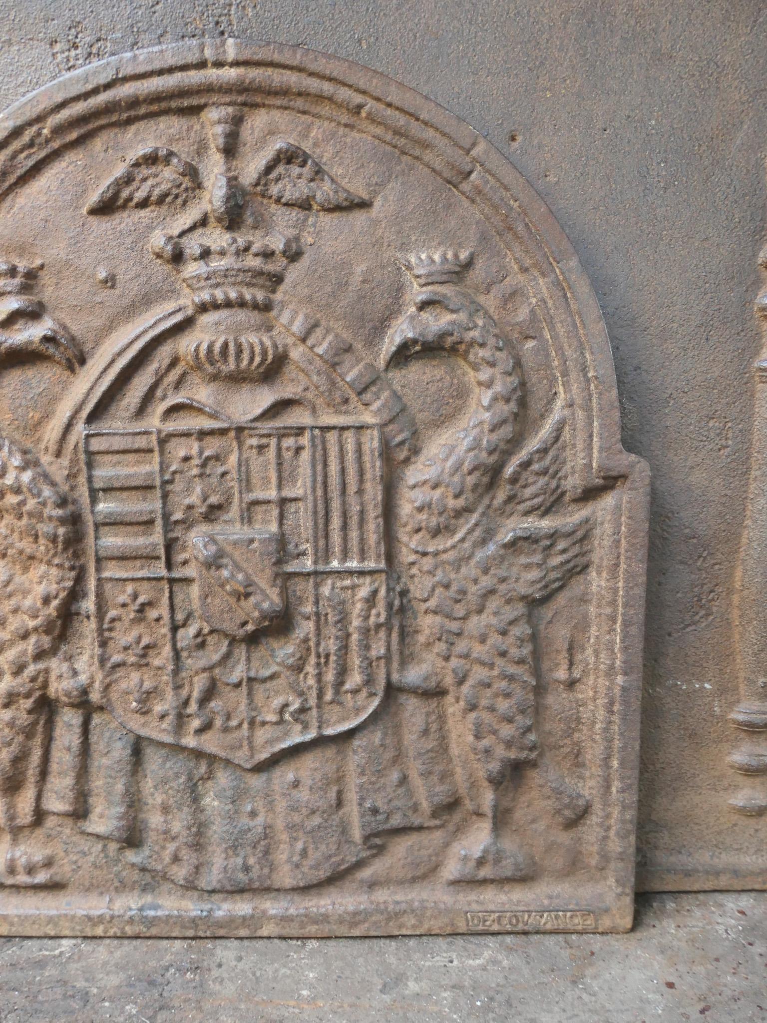 Plaque de cheminée / dosseret de style French Renaissance, 20e siècle en vente 3