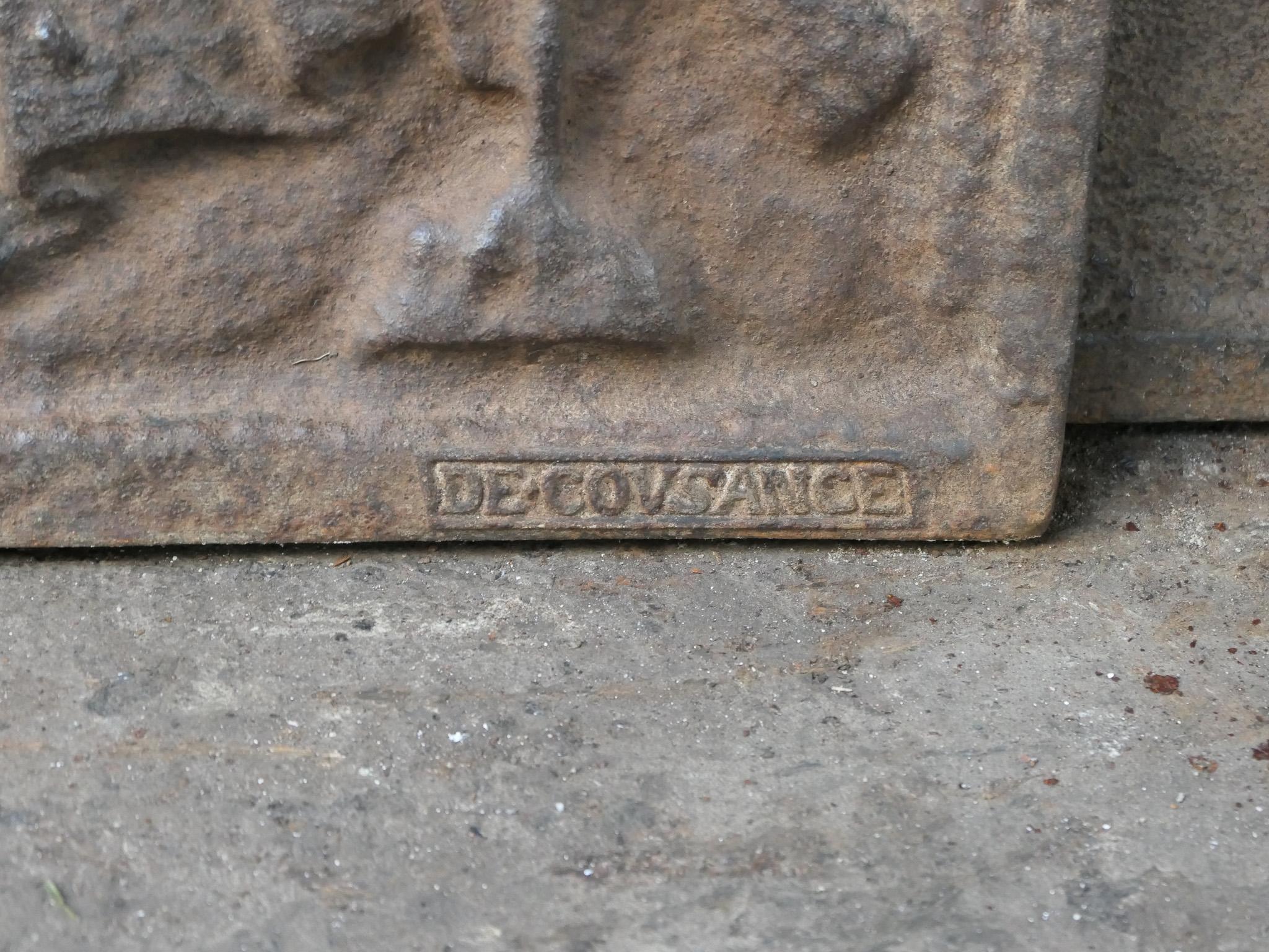 Plaque de cheminée / dosseret de style French Renaissance, 20e siècle en vente 4