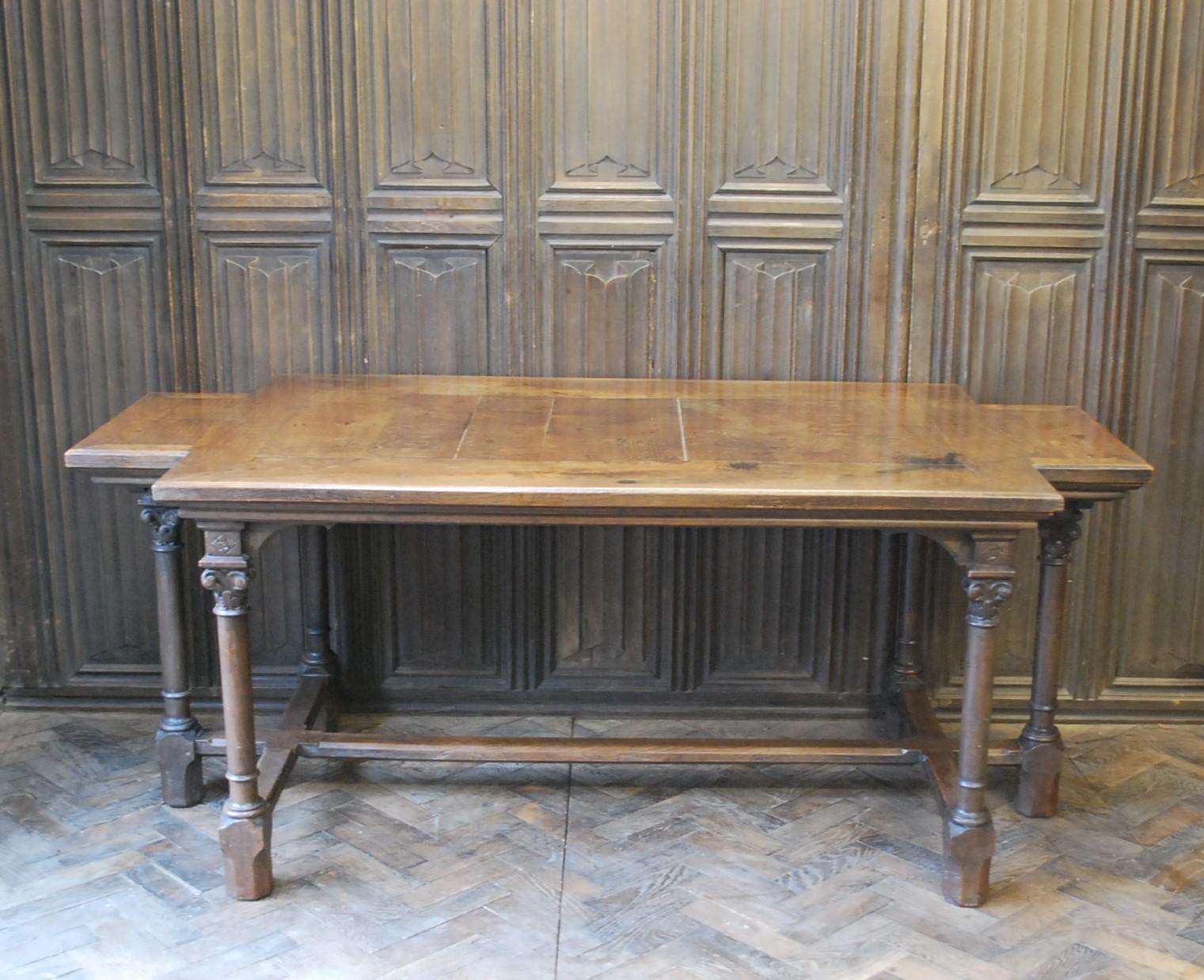 French Renaissance Style Oak Table 3
