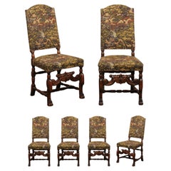 French Renaissance Style Side Chairs (6)