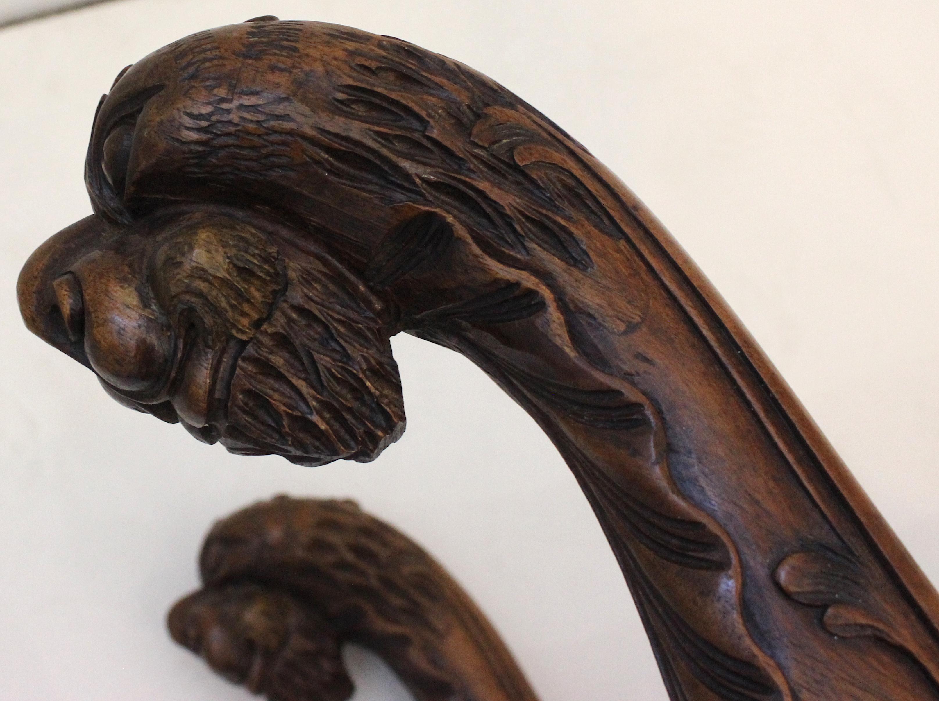 Italian Renaissance Style Lion-Head Curule Bench  For Sale 1
