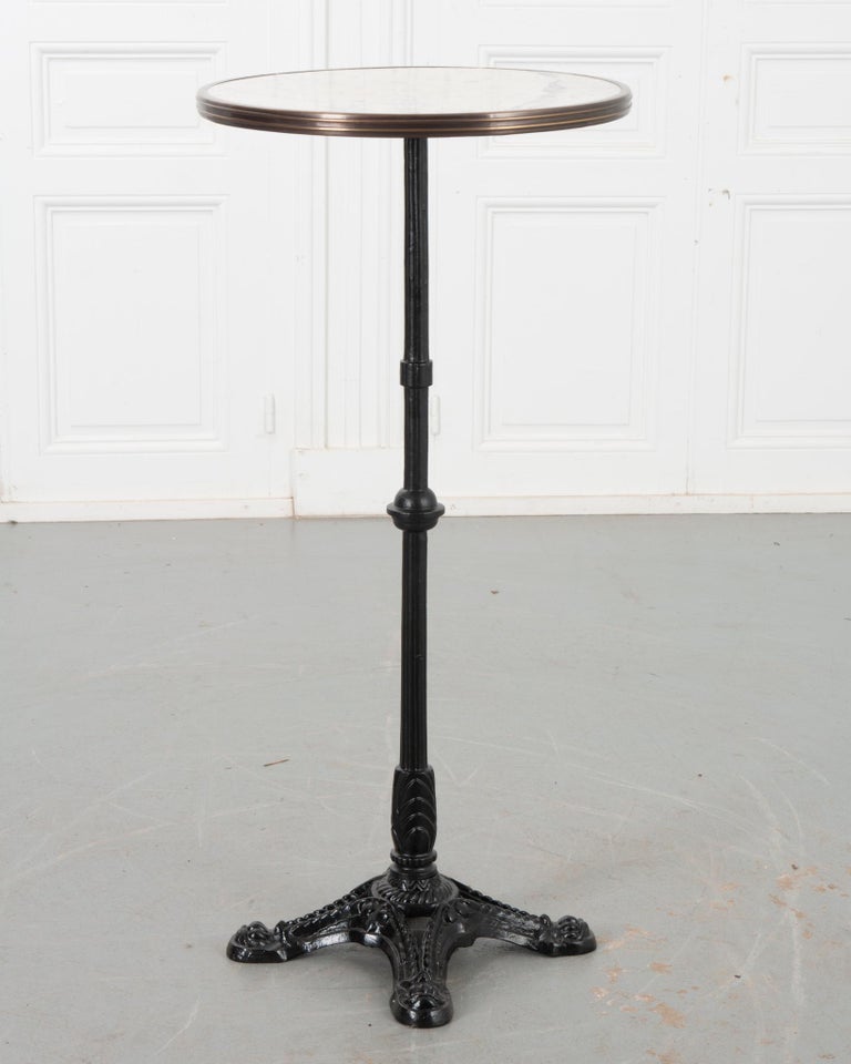 French Reproduction Bar Height Bistro Table For Sale at 1stDibs