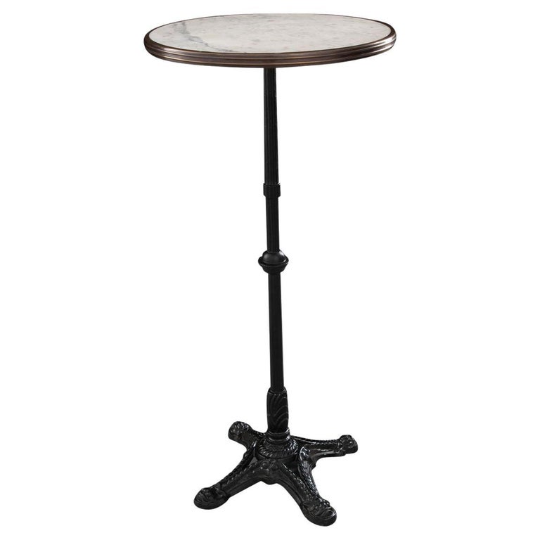 French Reproduction Bar Height Bistro Table For Sale at 1stDibs