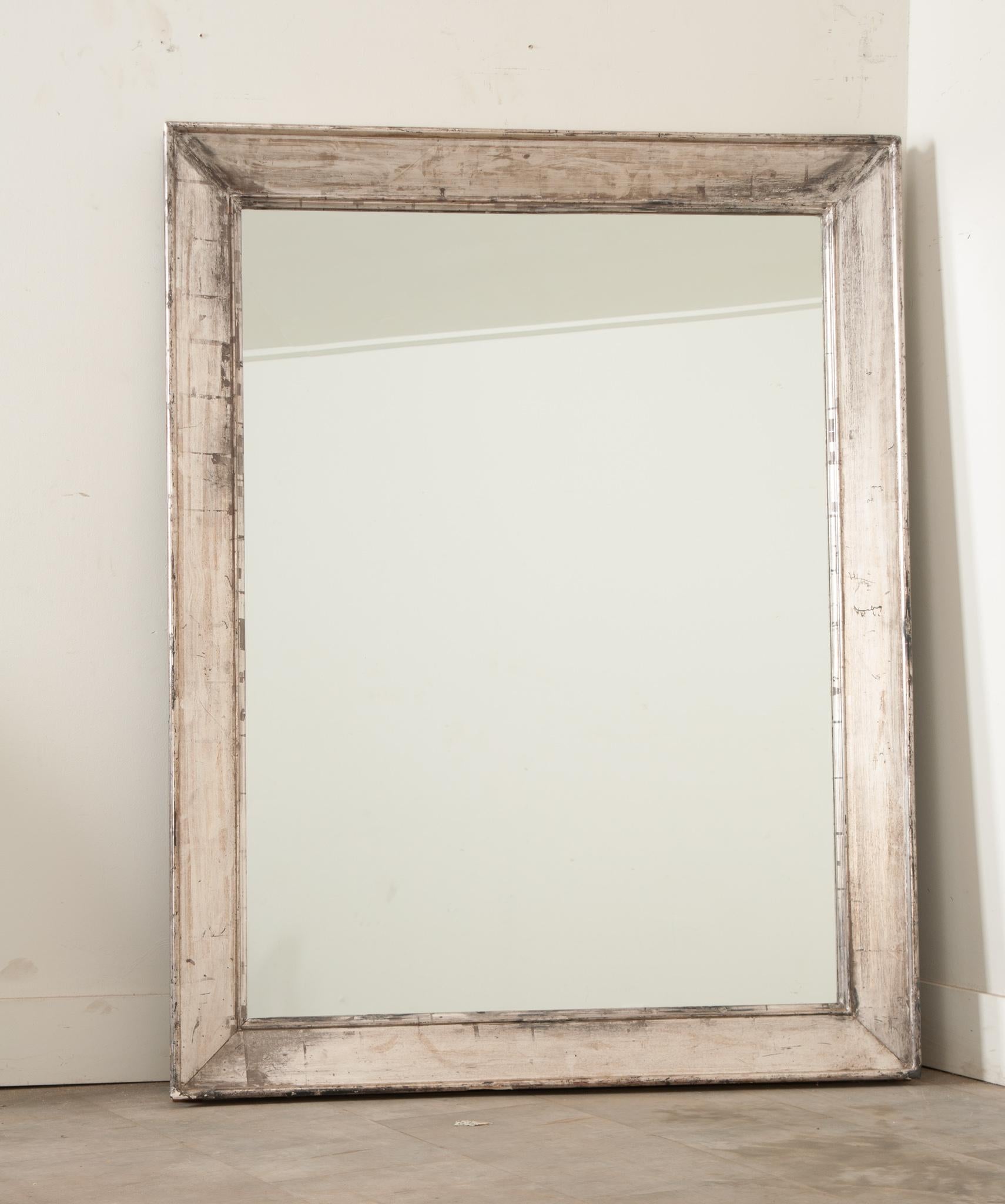 Modern French Reproduction Silvered Mirror For Sale