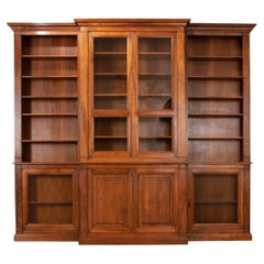 Used French Reproduction Walnut Bibliotheque