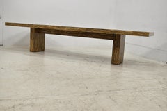 French Resin & Bamboo Dining Table by R & Y Augousti