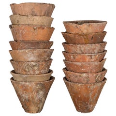 Antique French Resin Harvesting Pots, circa 1910