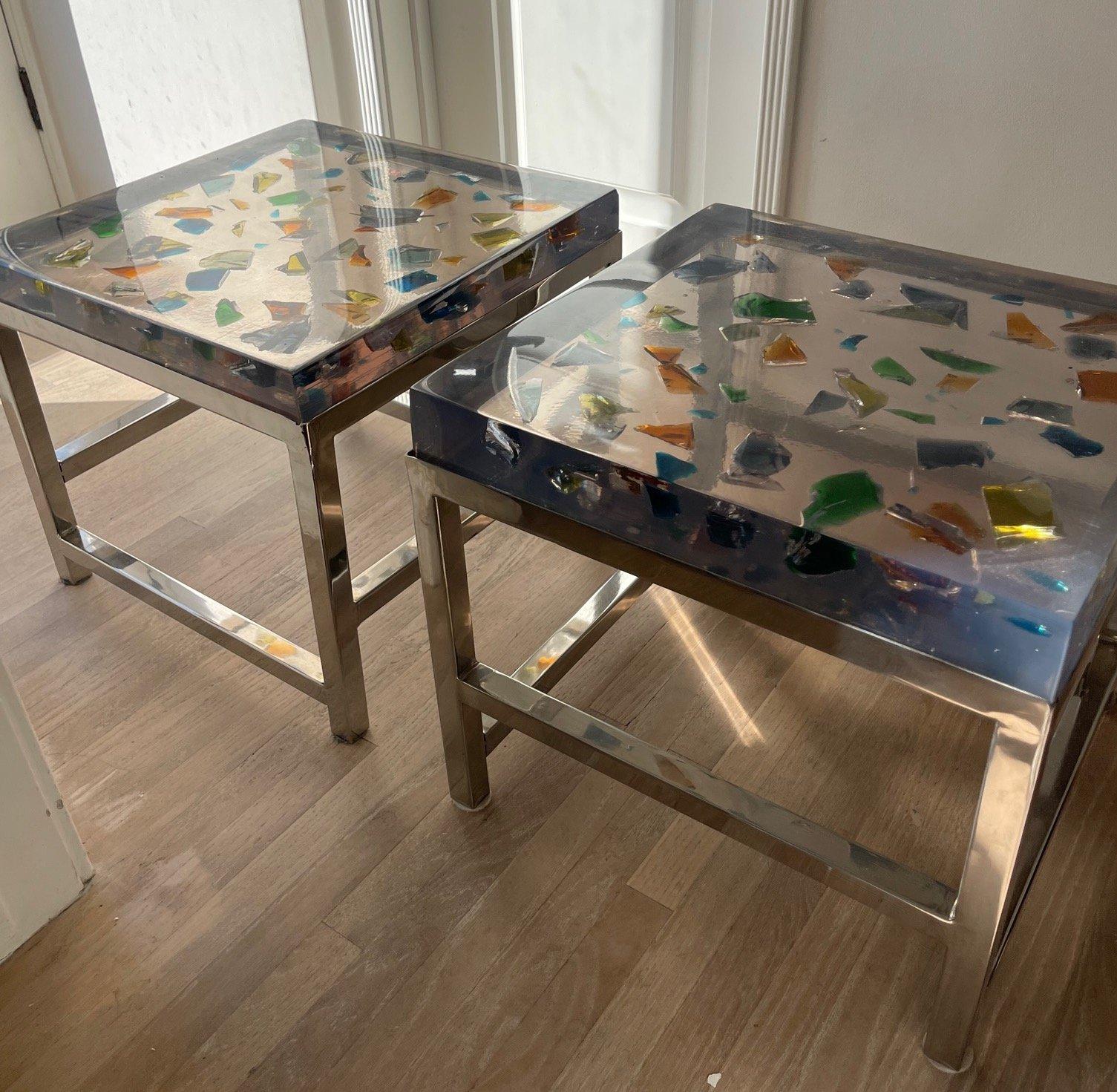 Mid-20th Century French Resin Tables For Sale