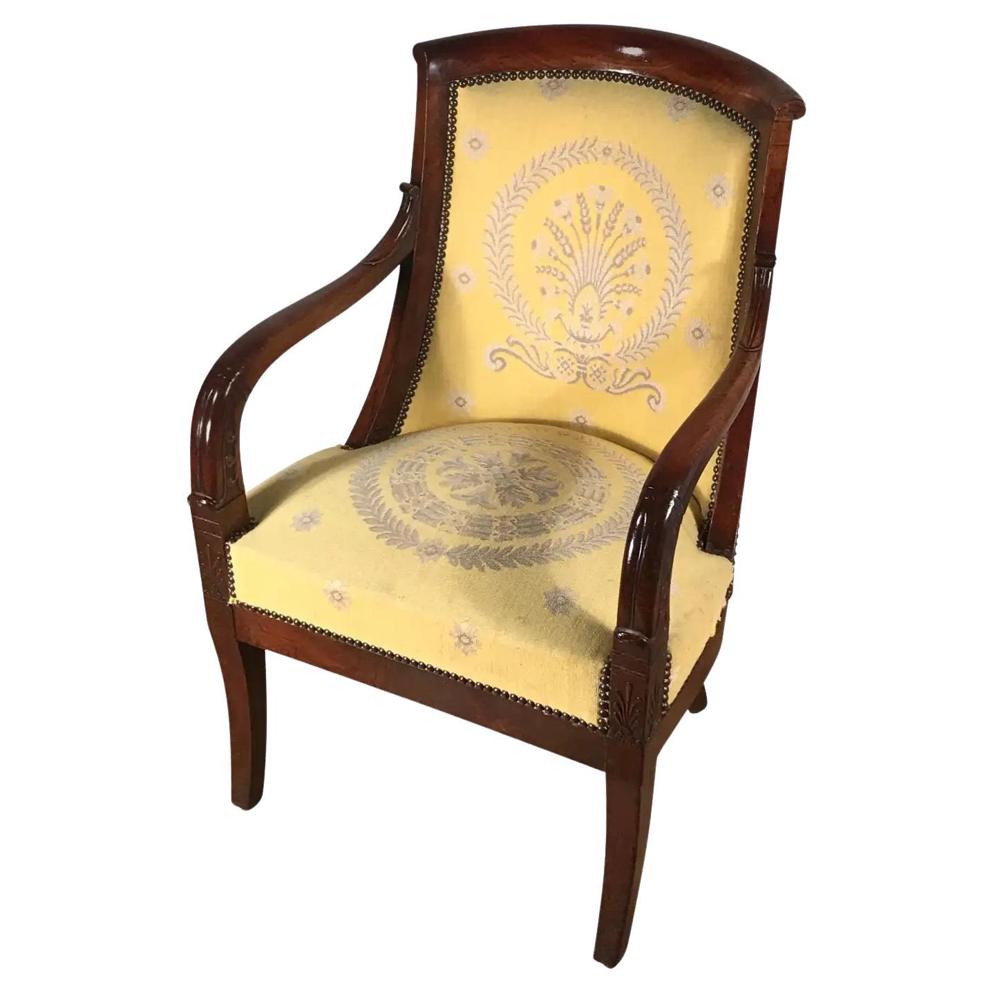 Poltrona francese Restauration, 1820