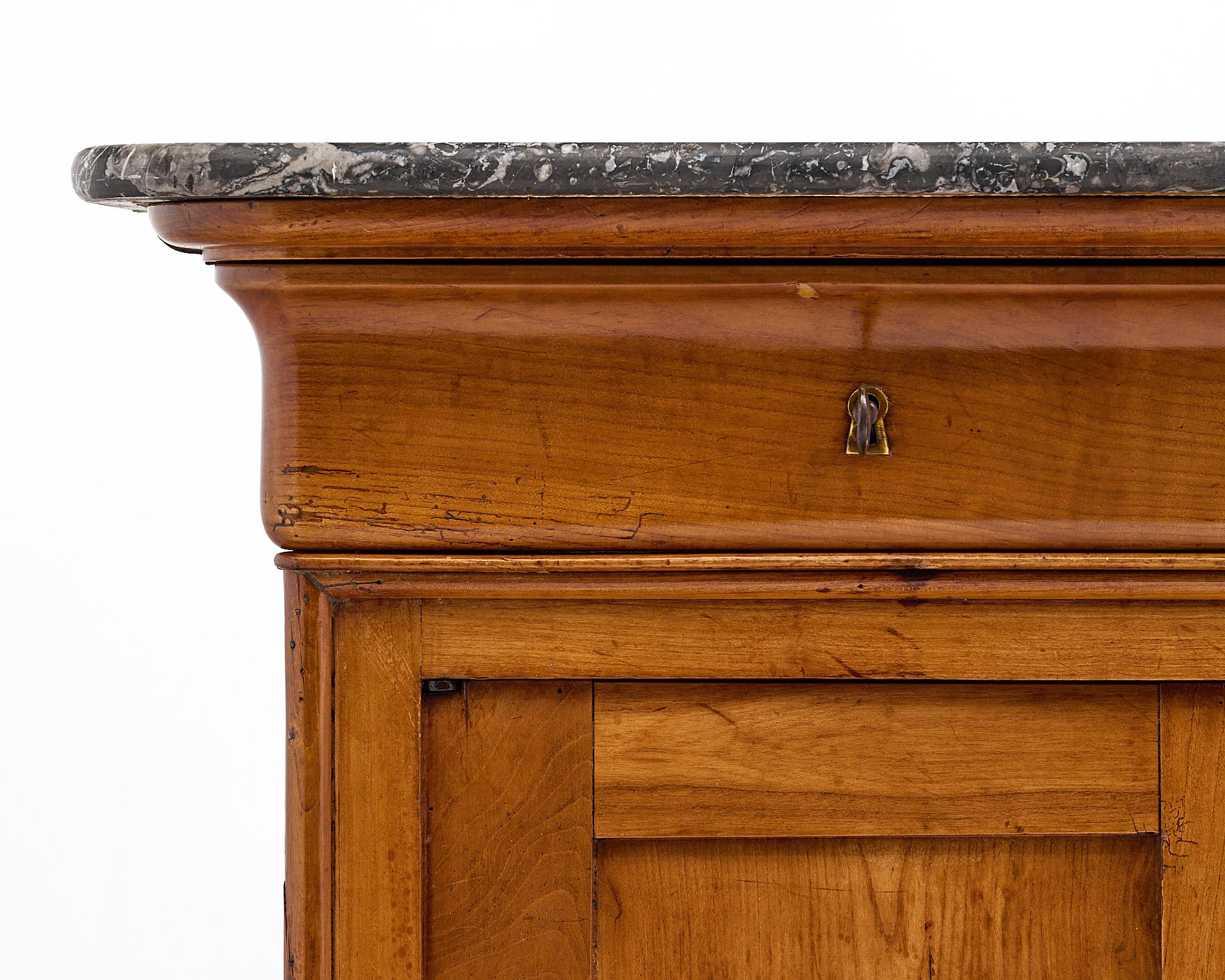 Marble French Restauration Period Buffet