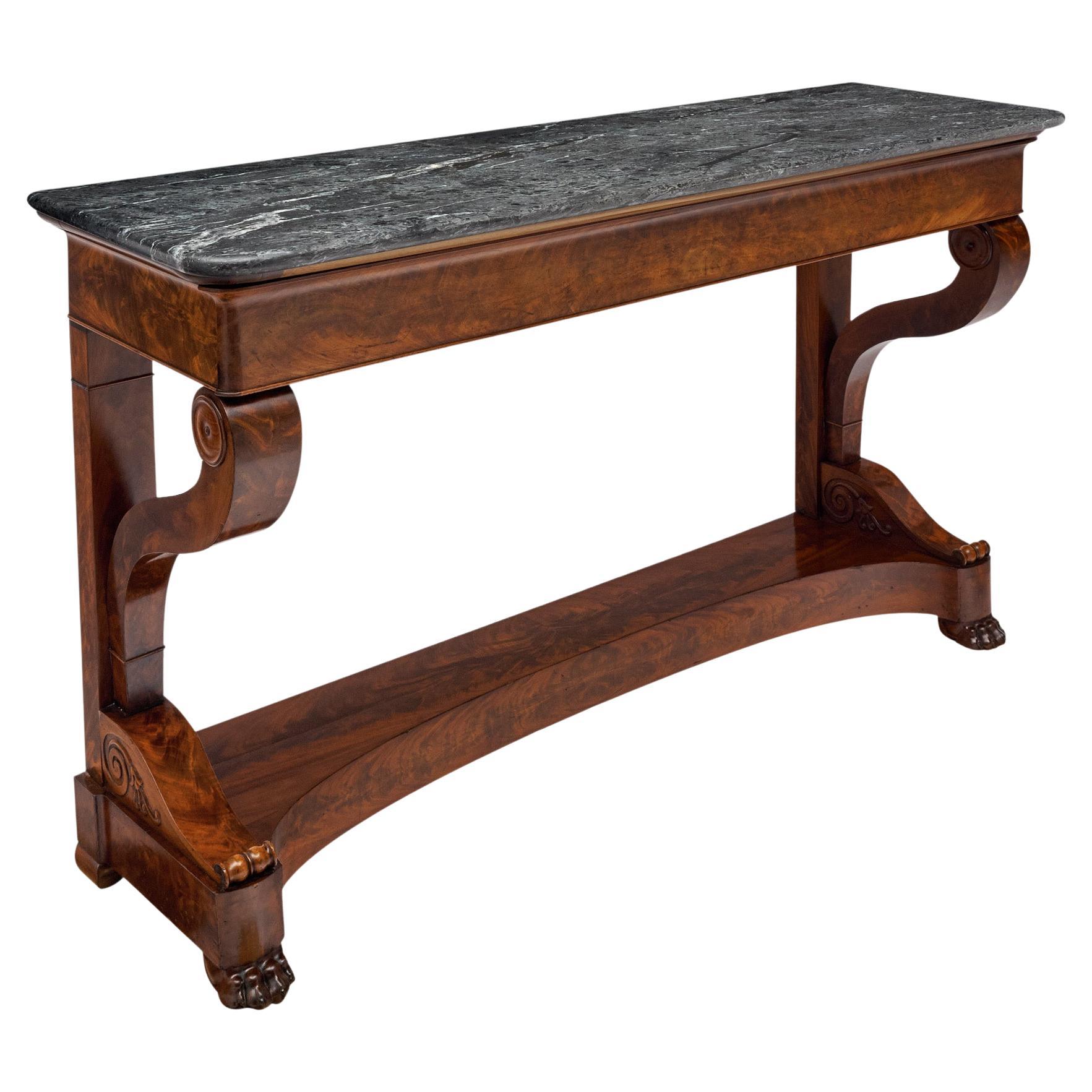 Console d'époque Restauration en vente