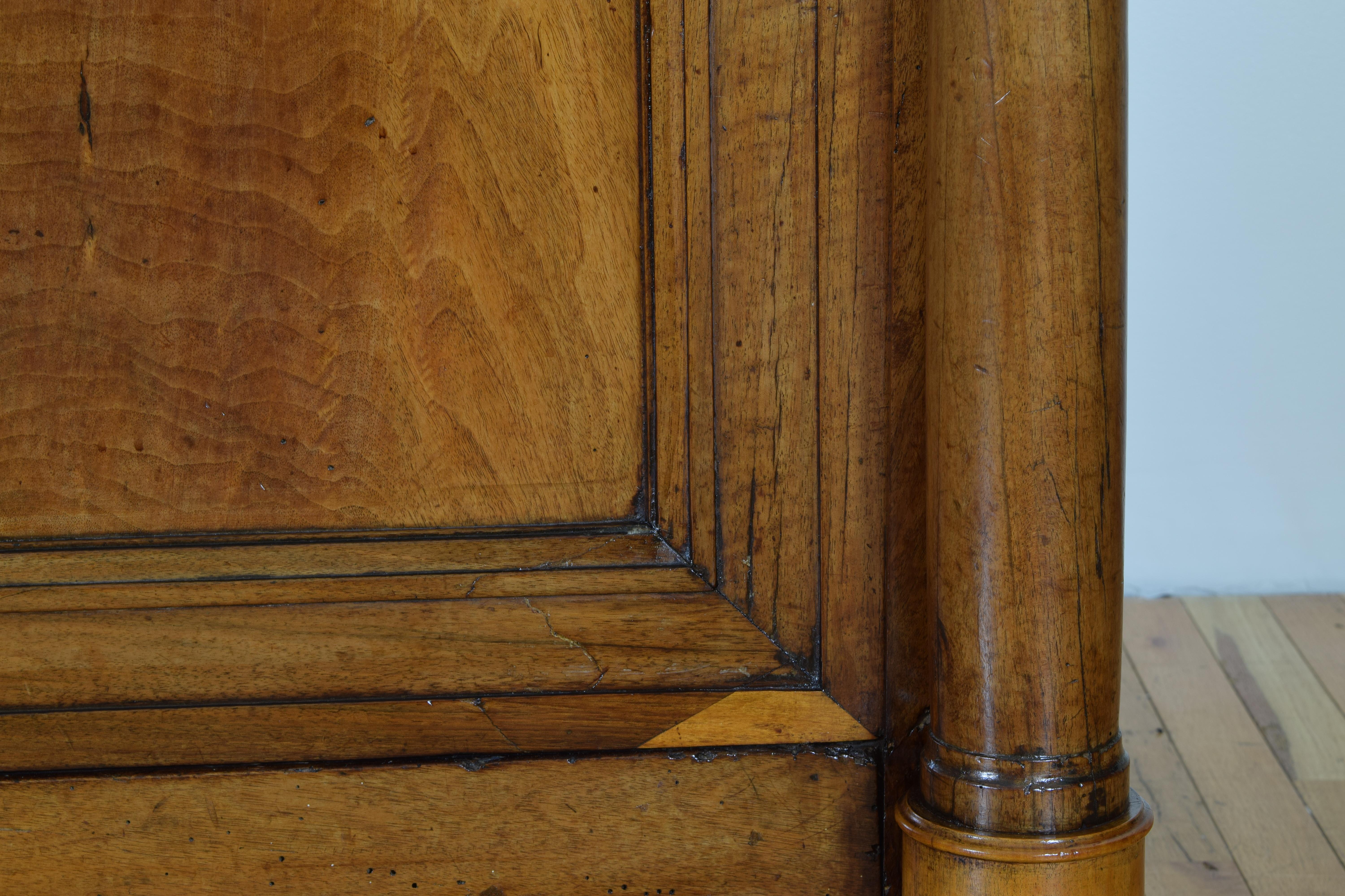 French Restauration Period Large Light Walnut Buffet, circa 1825 6