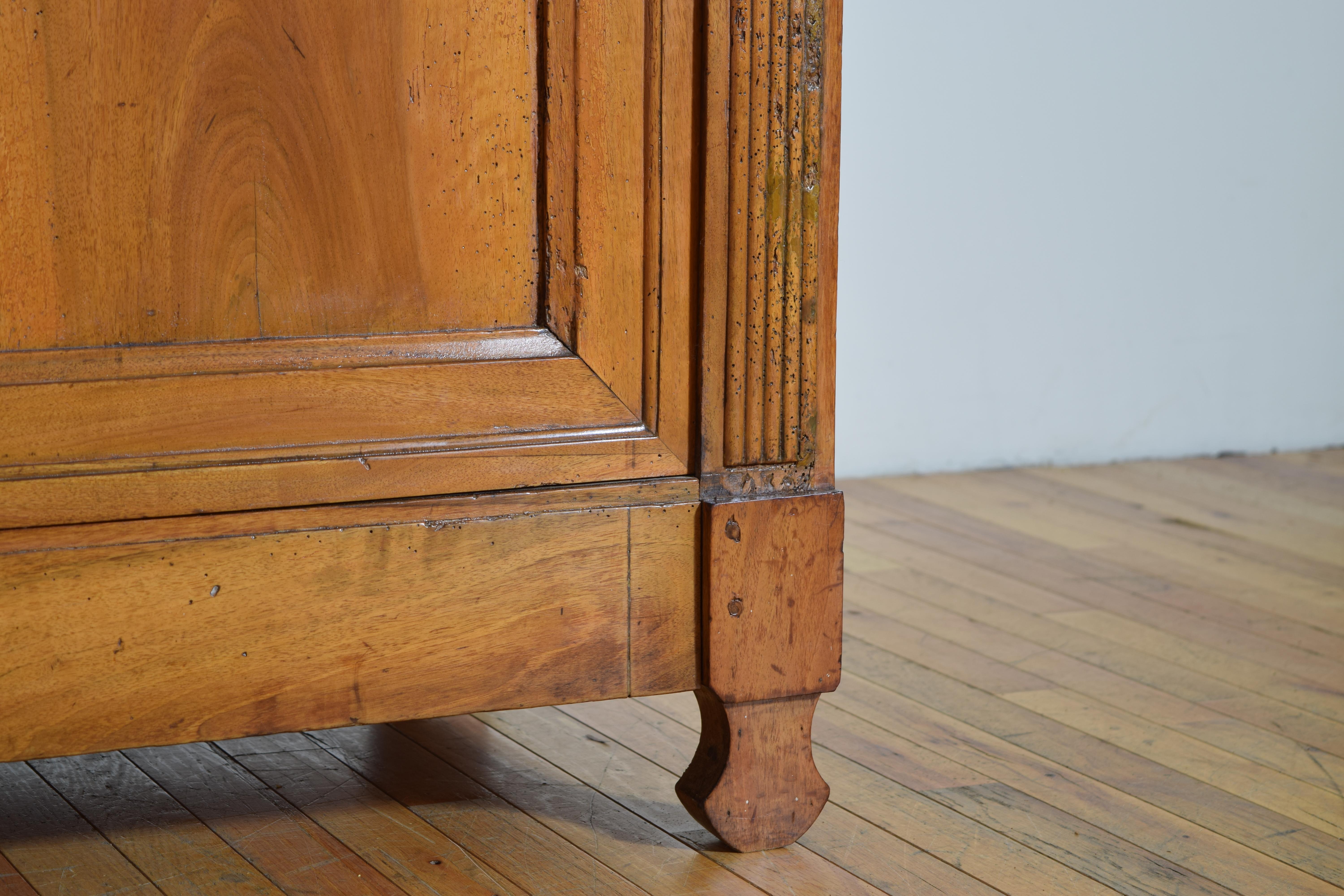 Enfilade en noyer clair d'époque Restauration, 3-pièces, 1er quart 19e s. 4