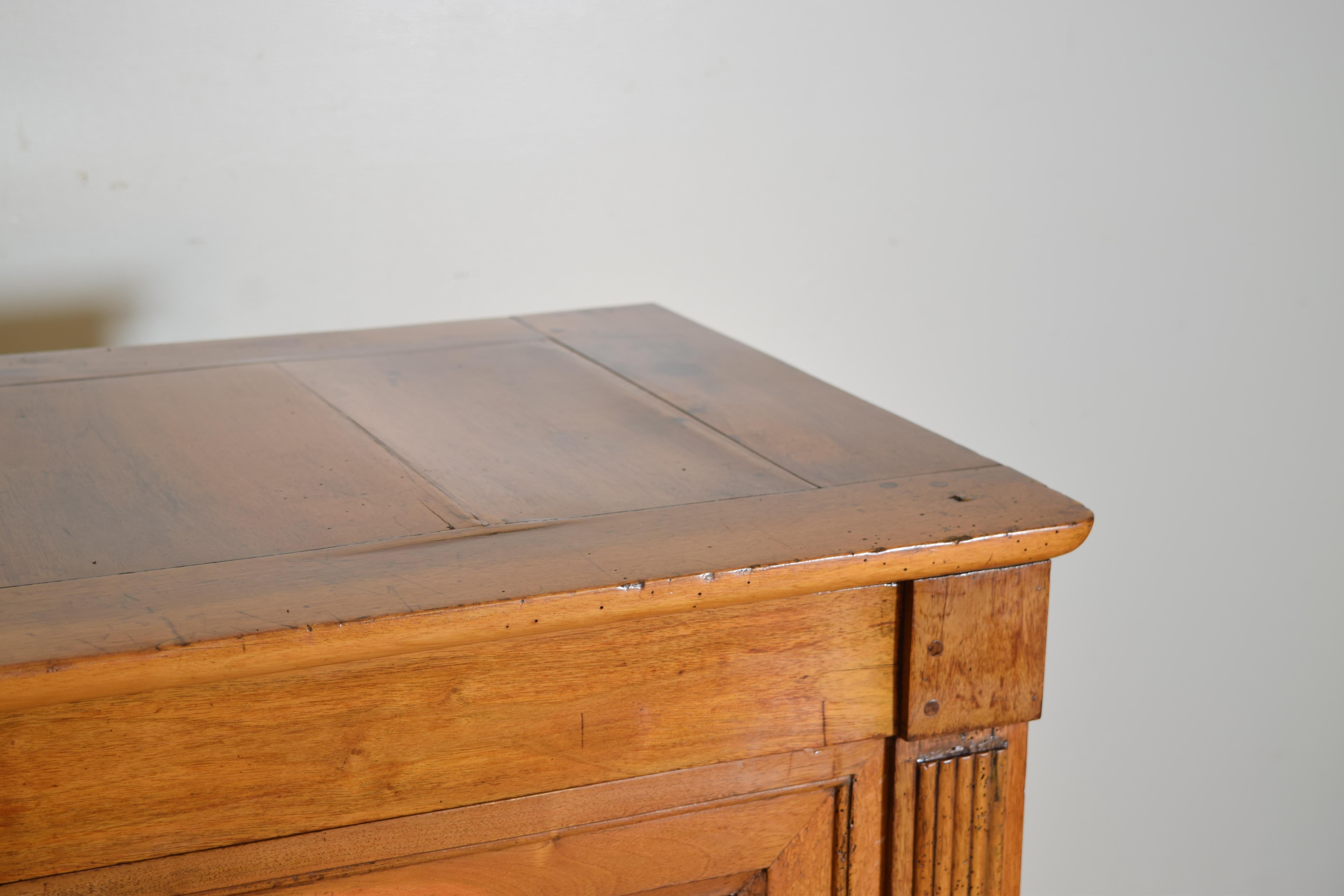 Enfilade en noyer clair d'époque Restauration, 3-pièces, 1er quart 19e s. 1