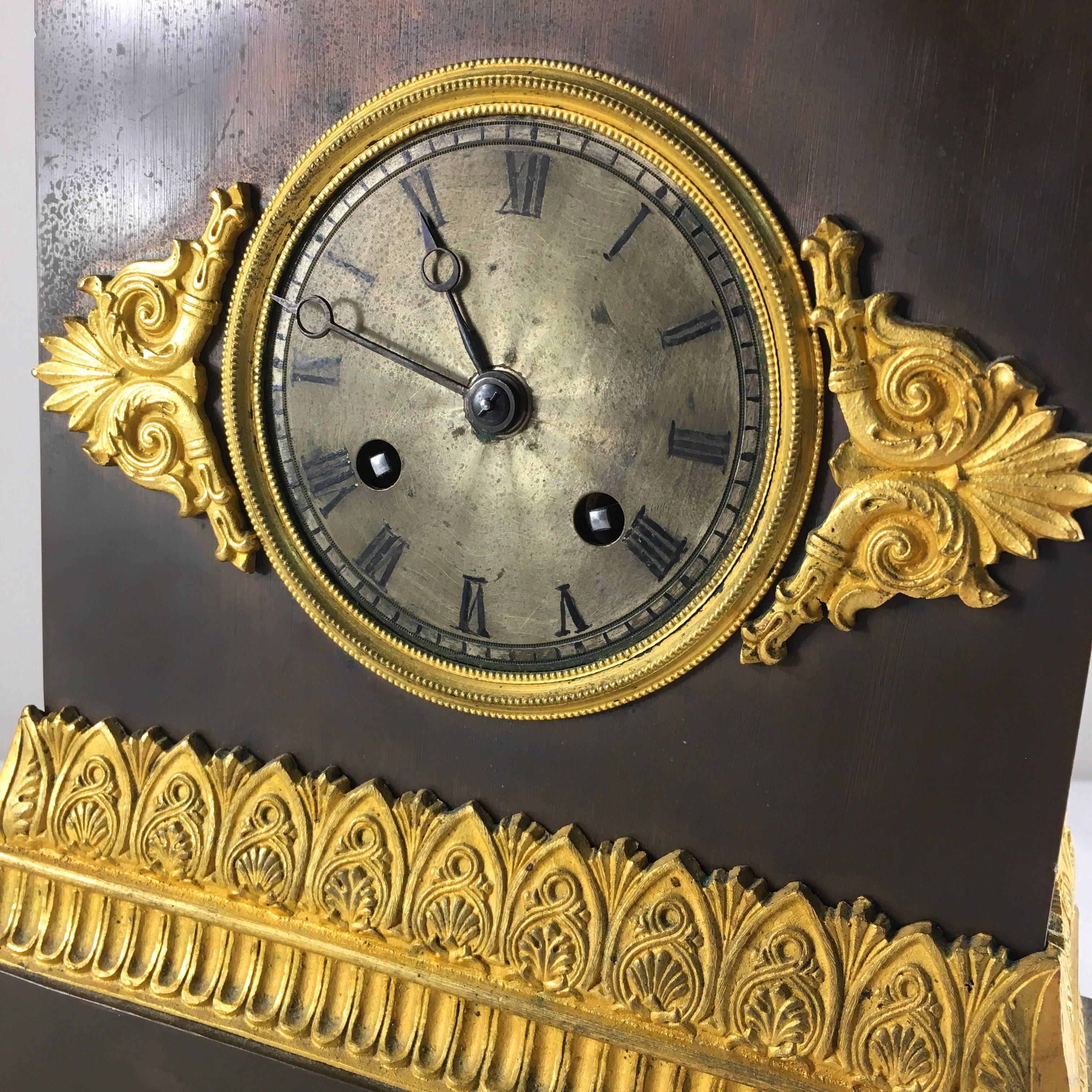 French Restauration Period Mantel Clock, Equestrian 3