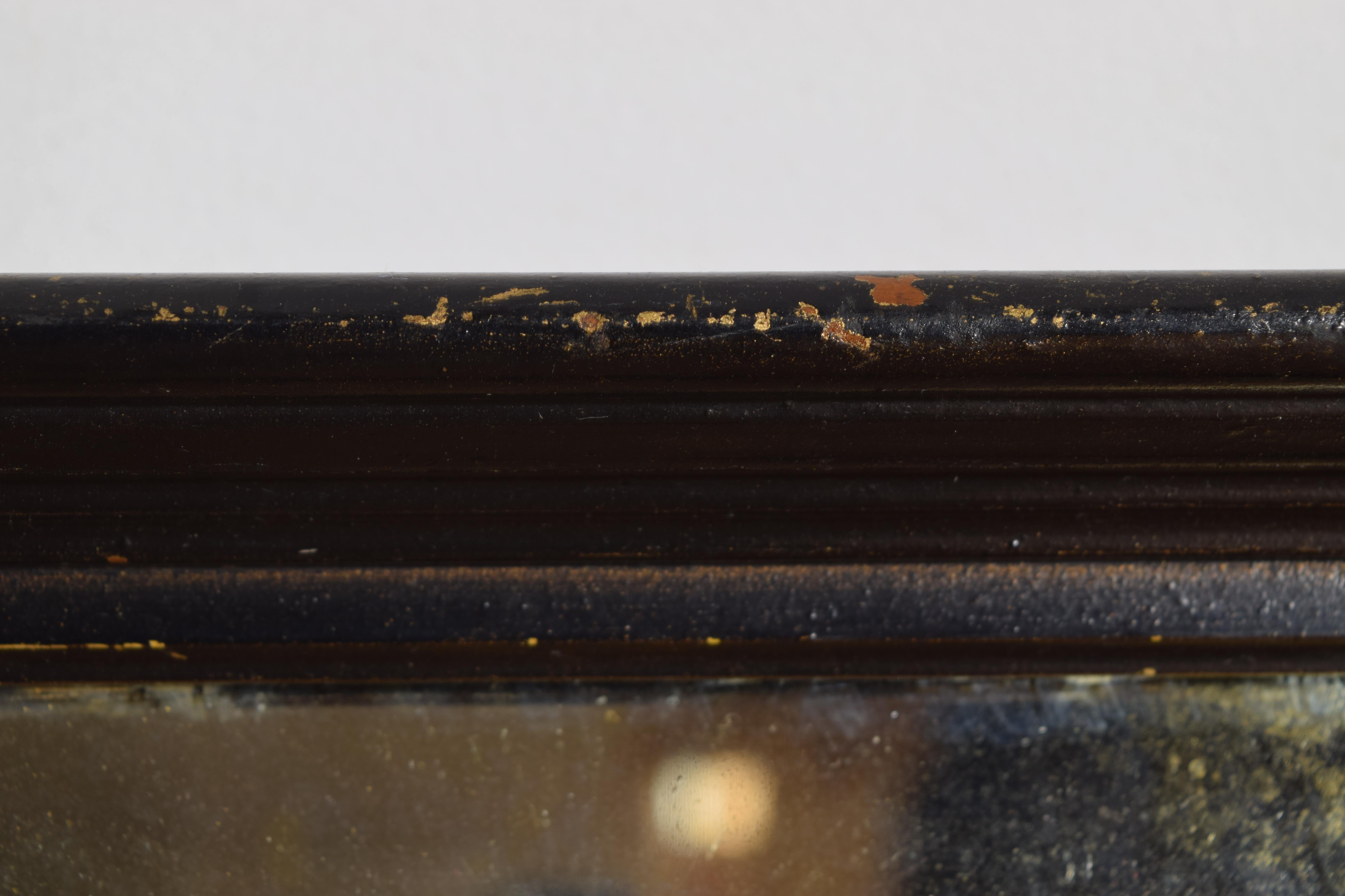 Bois Miroir moulé et ébonisé de la période de la Restauration, du début au milieu du 19e siècle en vente