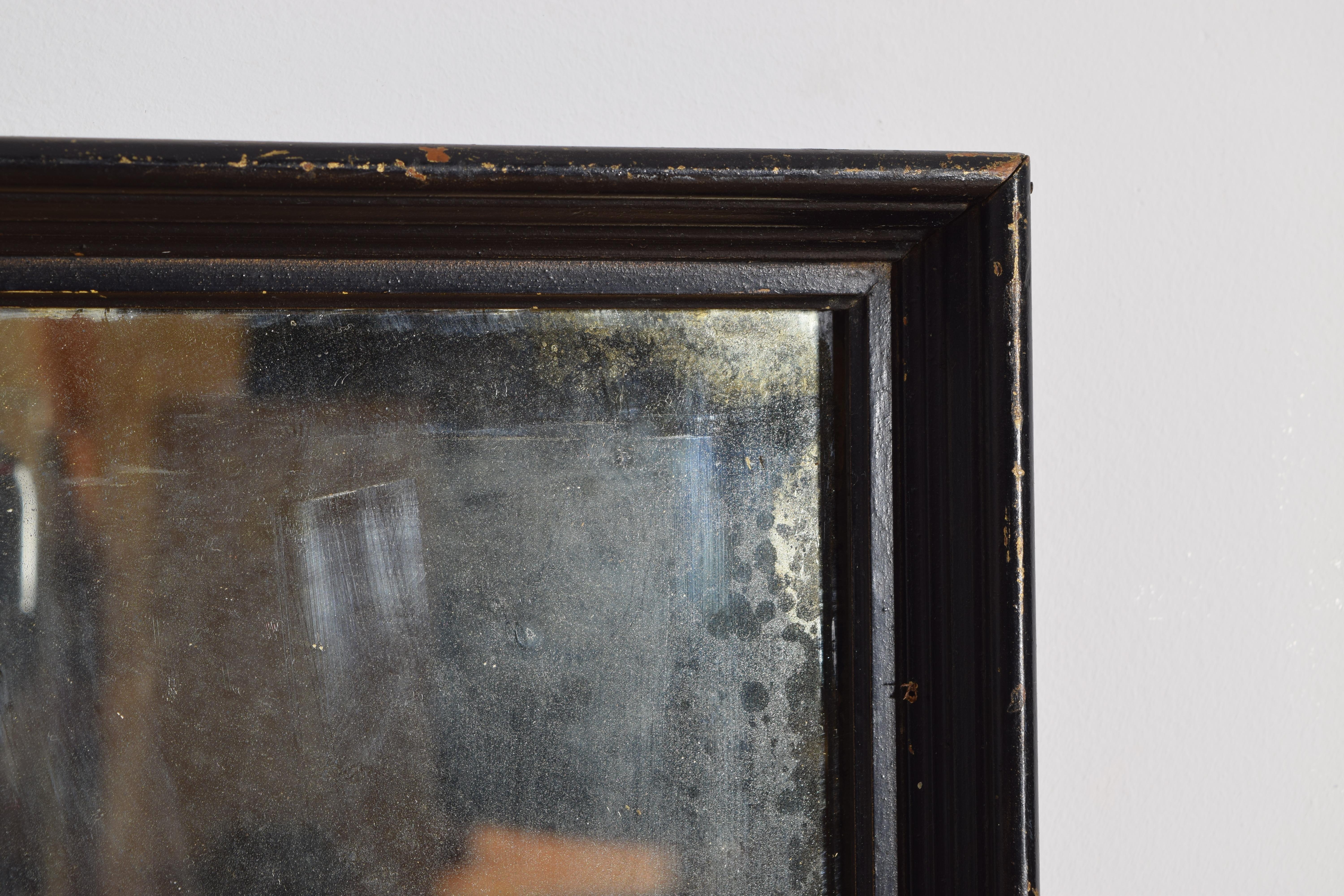 Miroir moulé et ébonisé de la période de la Restauration, du début au milieu du 19e siècle en vente 1