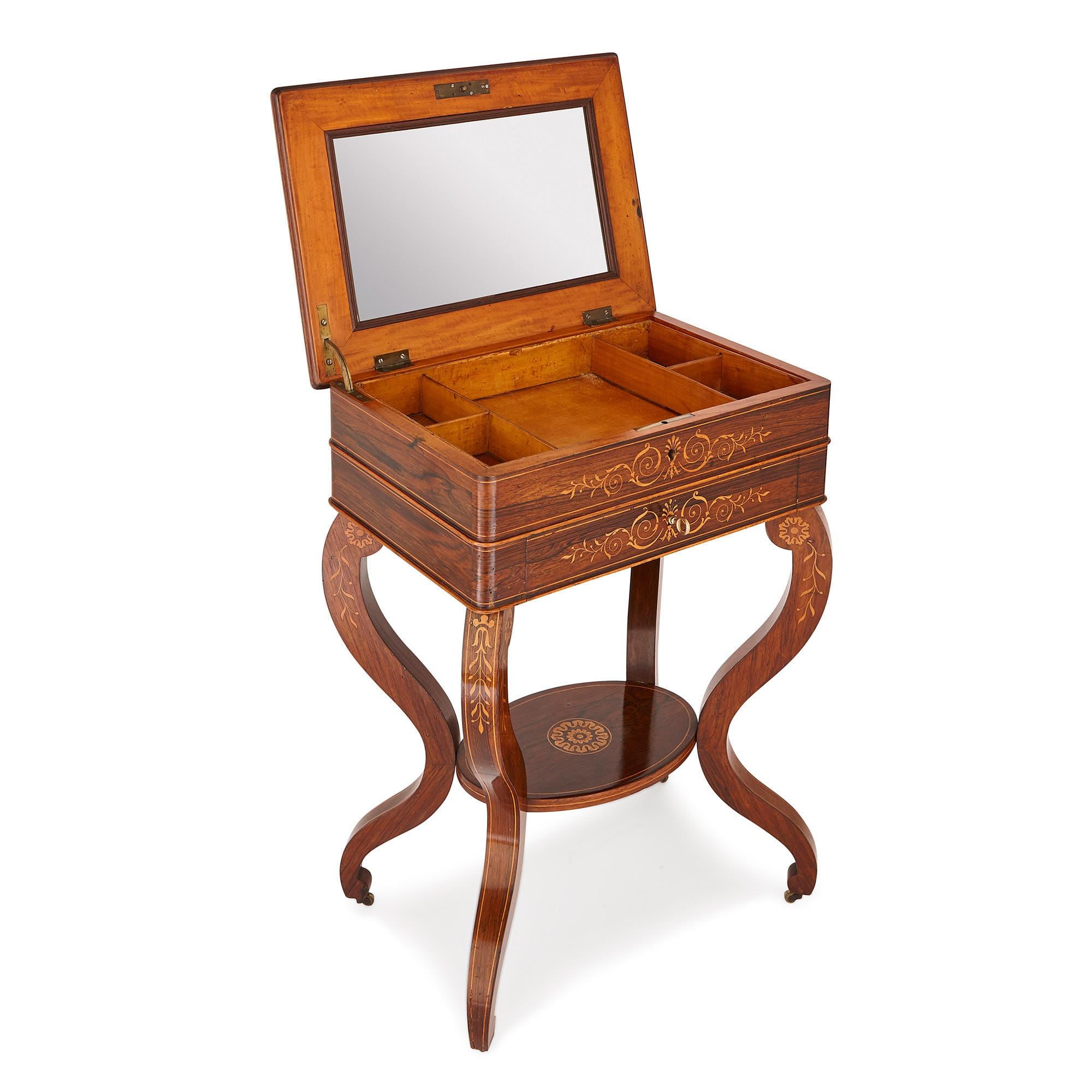 French Restauration Period Rosewood Marquetry Cabinet  In Good Condition For Sale In London, GB