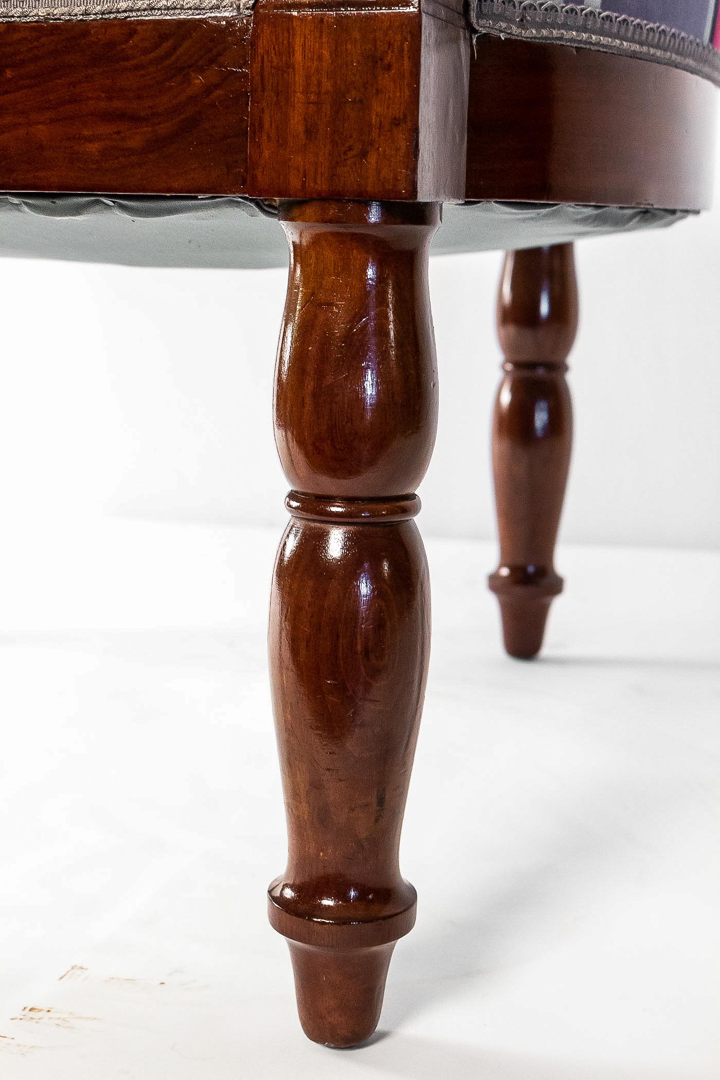 Stamped by Georges-Alphonse Jacob  Mahogany Pair of Armchairs, Circa 1830 For Sale 2