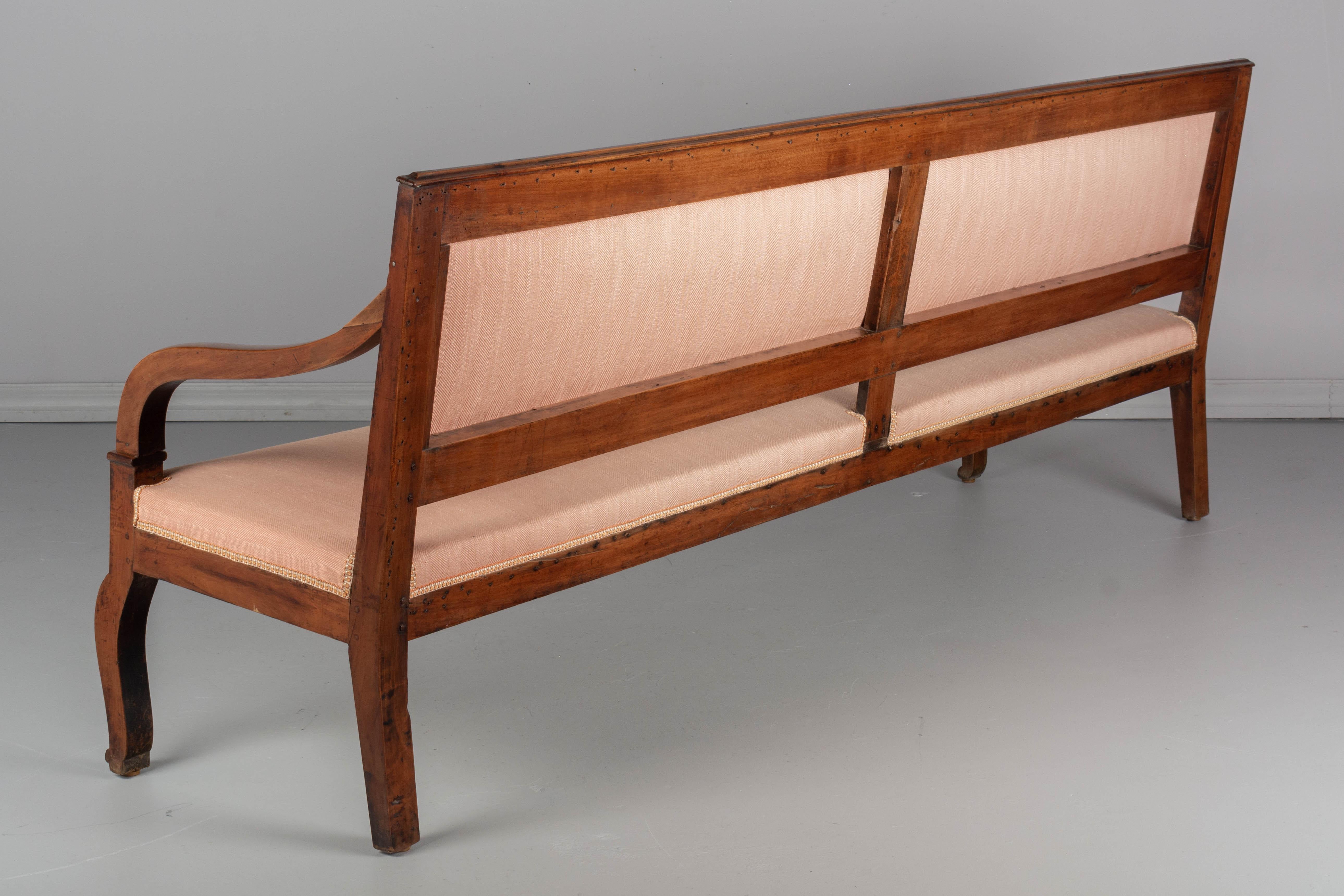 19th Century French Restauration Style Bench or Settee