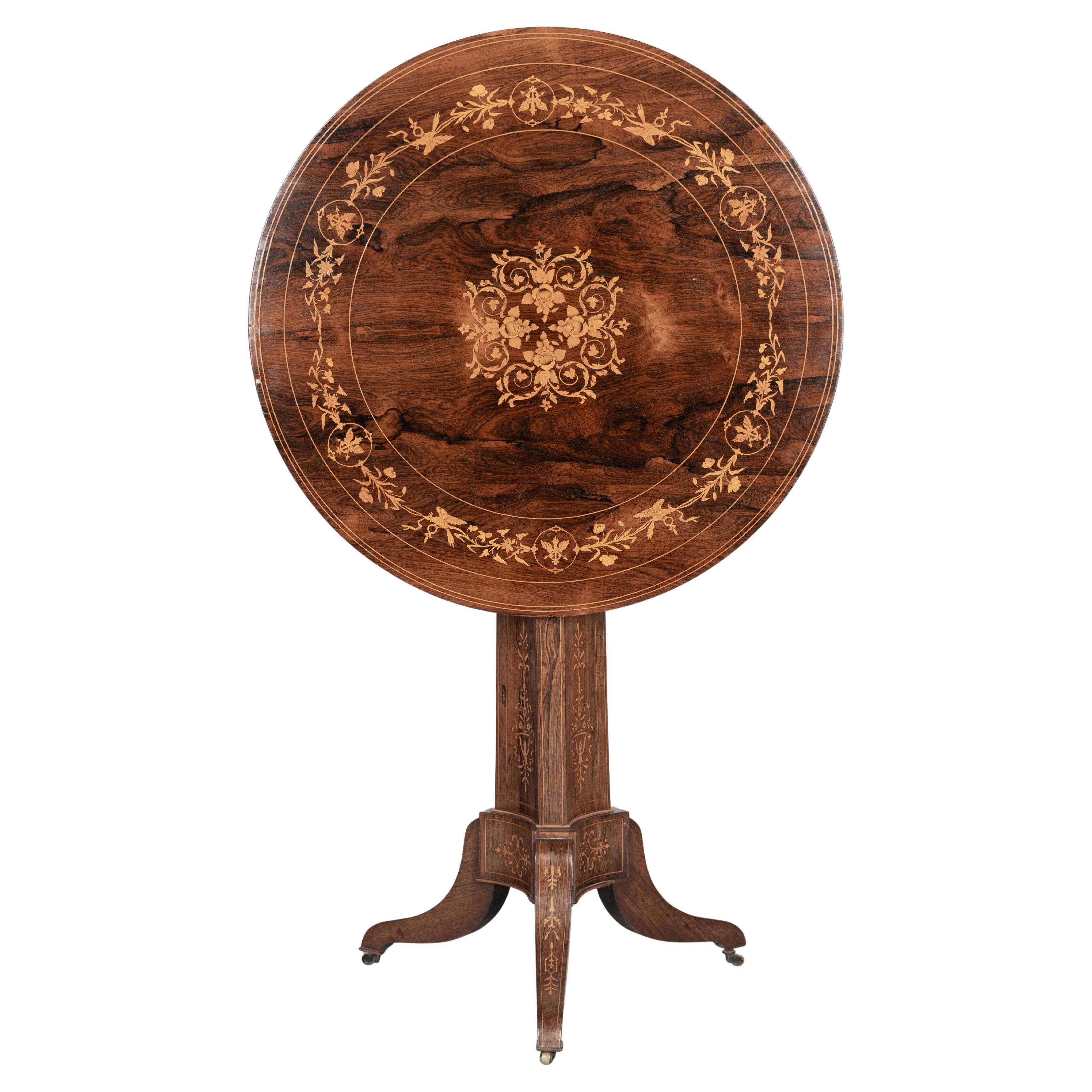 French Restauration Style Tilt-Top Guéridon or Center Table