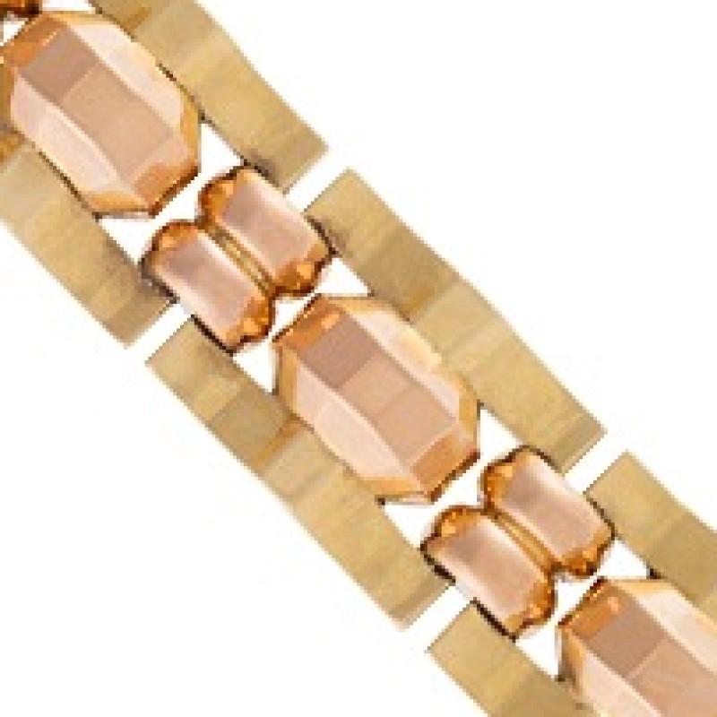 Women's French Retro Gold Link Bracelet