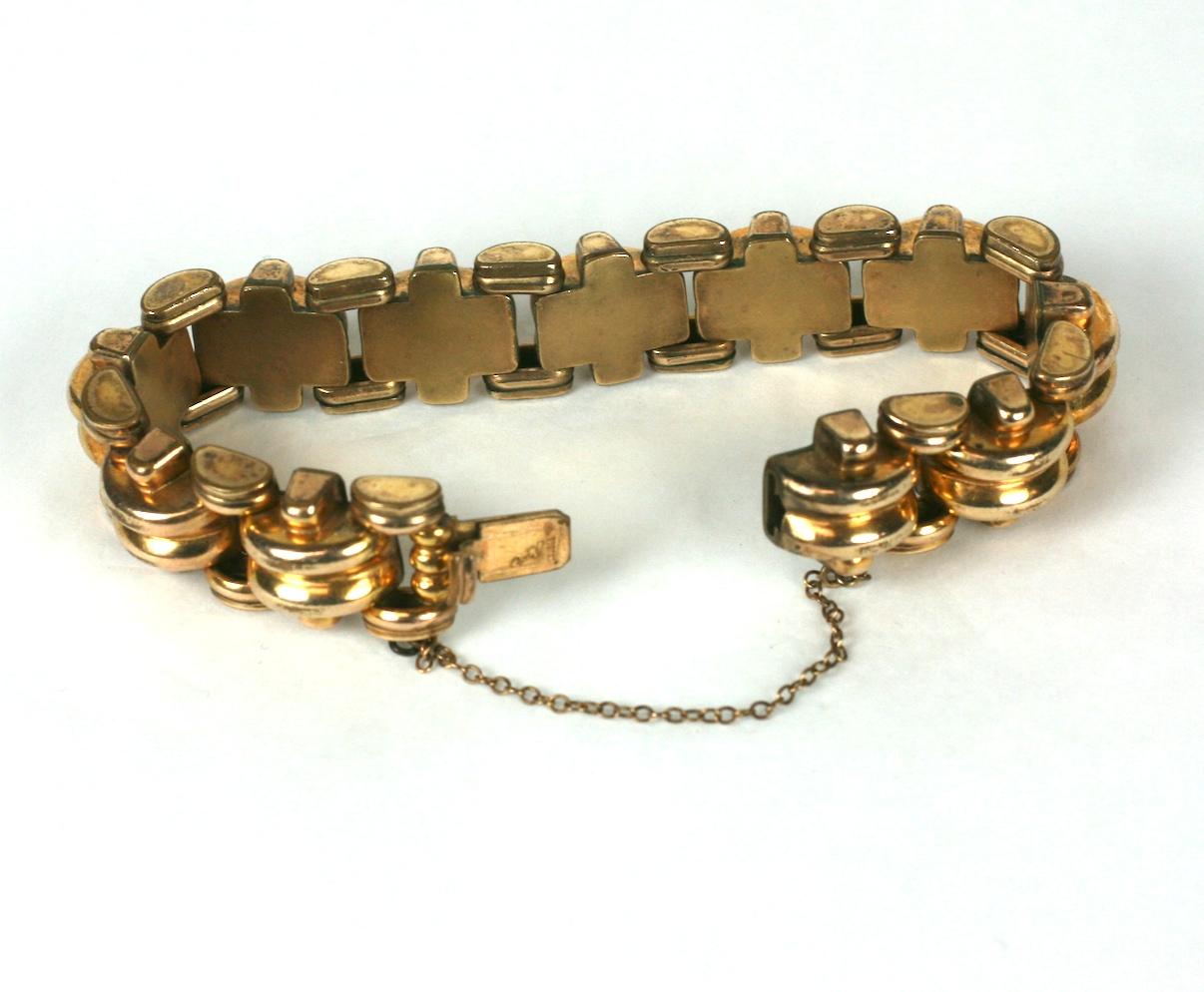 French Retro Link Bracelet In Good Condition In New York, NY