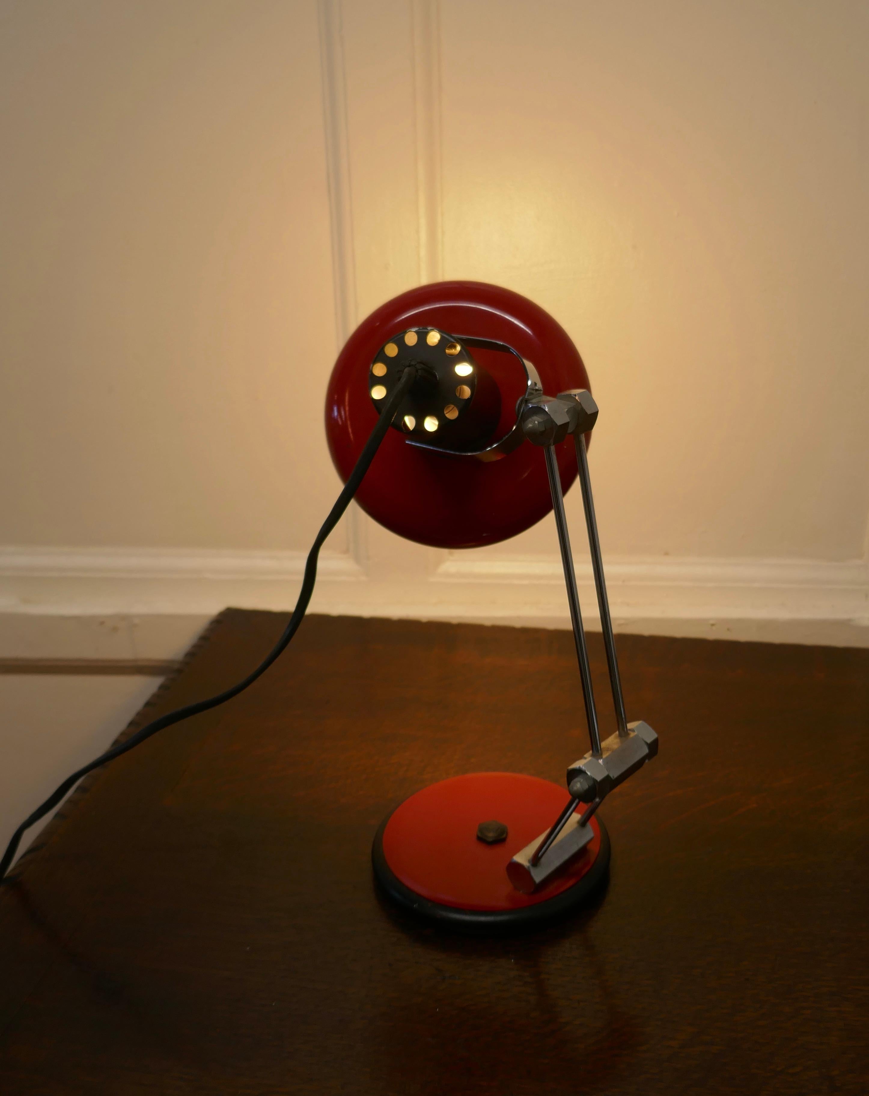 Mid-Century Modern French Retro Sputnik Angle Table Lamp For Sale