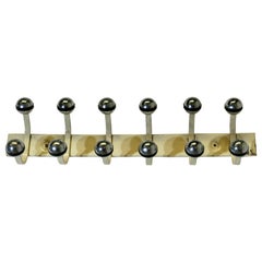French Retro Style “Sputnik” Chrome Coat Rack, Hat and Coat Hooks