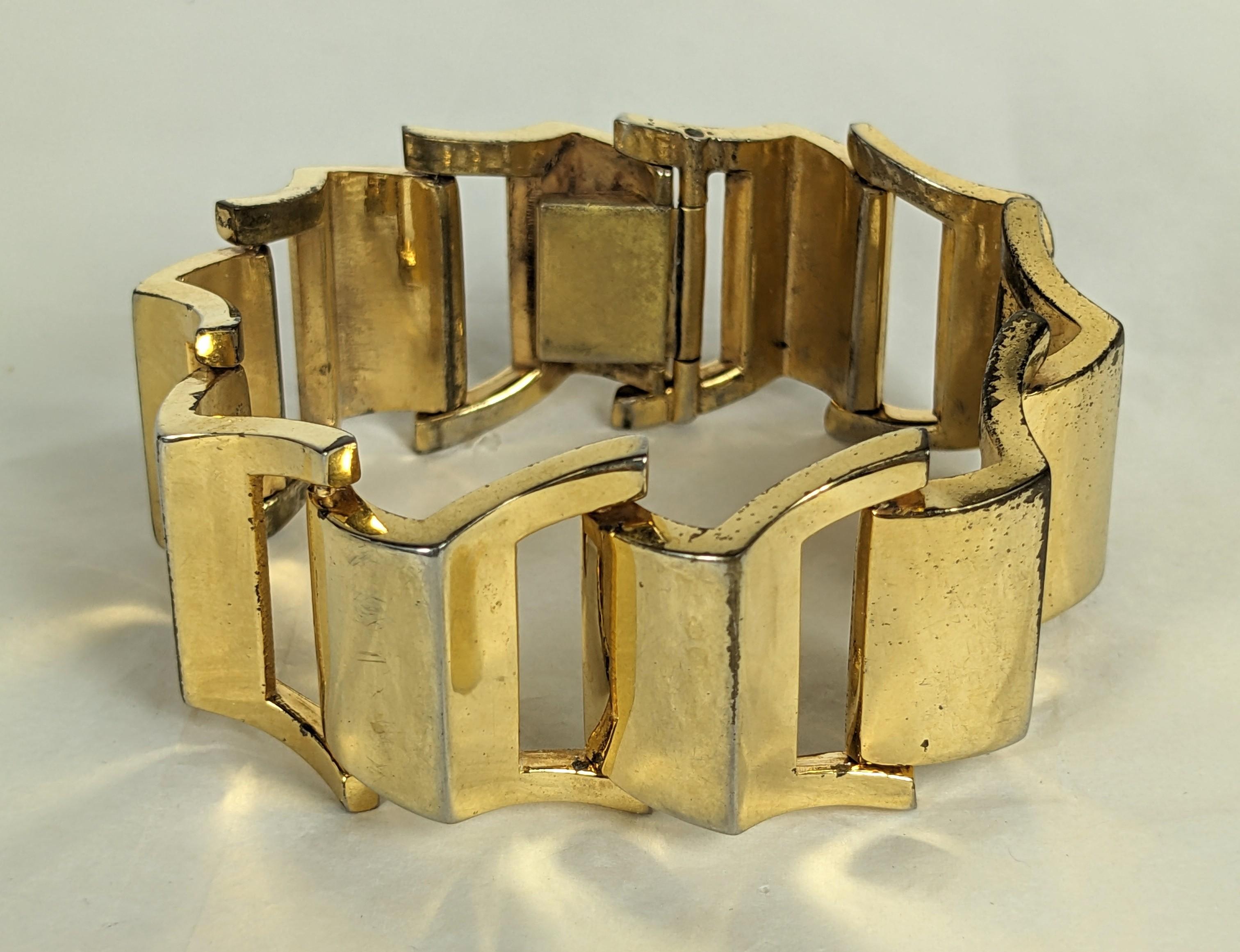 Women's or Men's French Retro Tank Bracelet For Sale