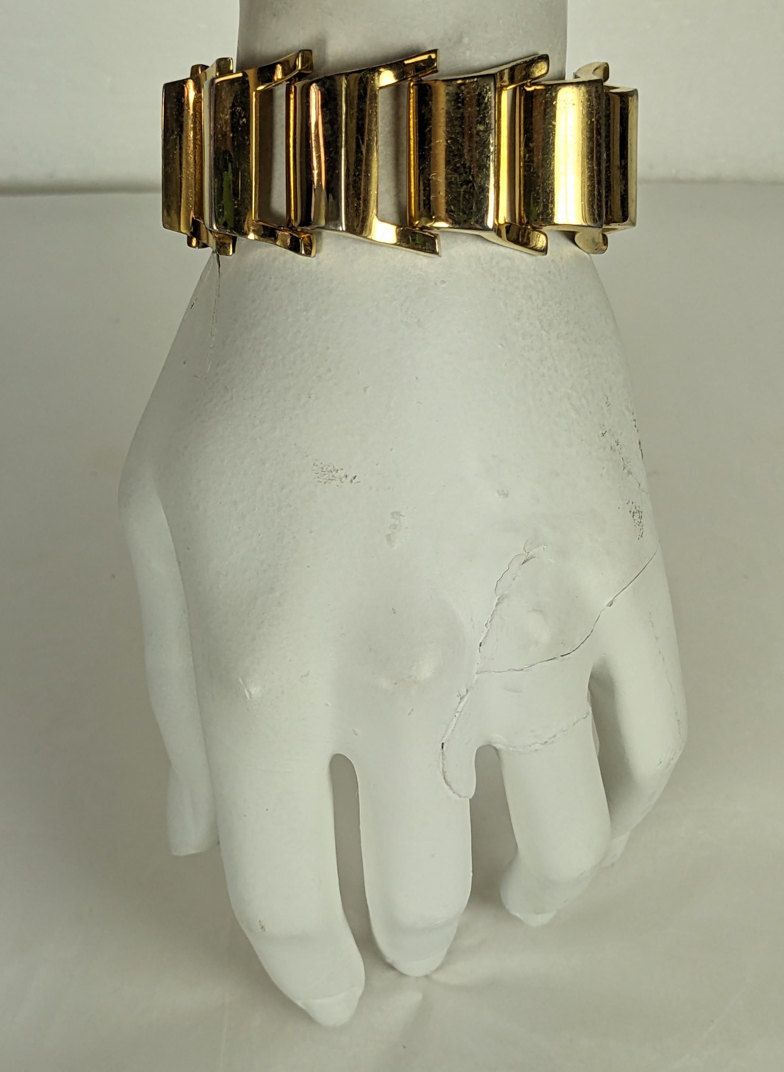 French Retro Tank Bracelet For Sale 2