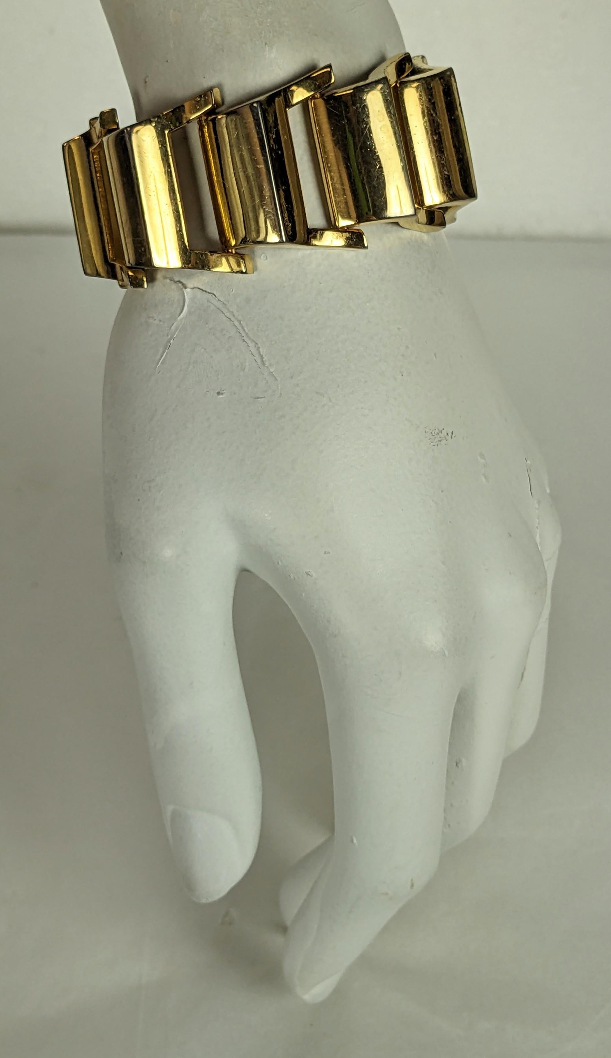 French Retro Tank Bracelet For Sale 3