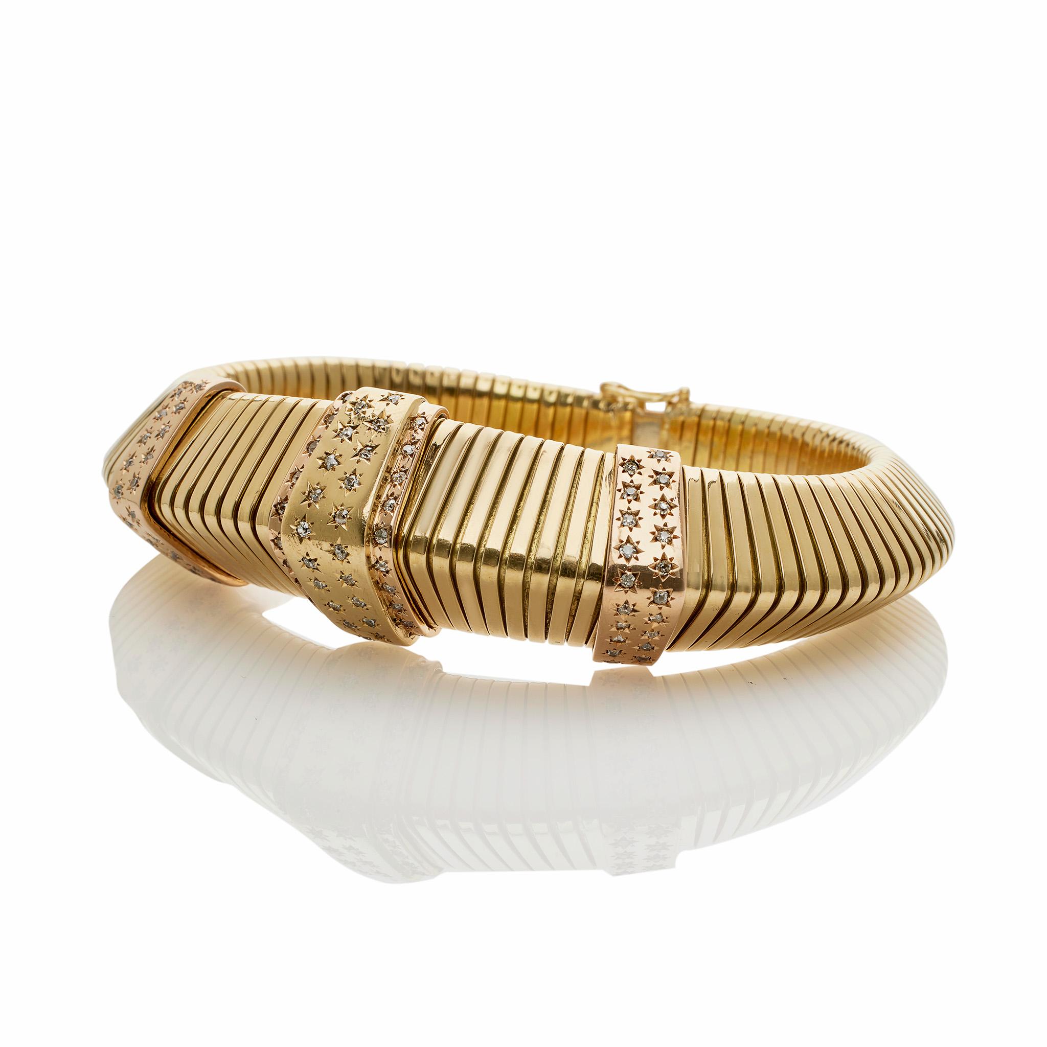 Pulsera francesa retro triangular 