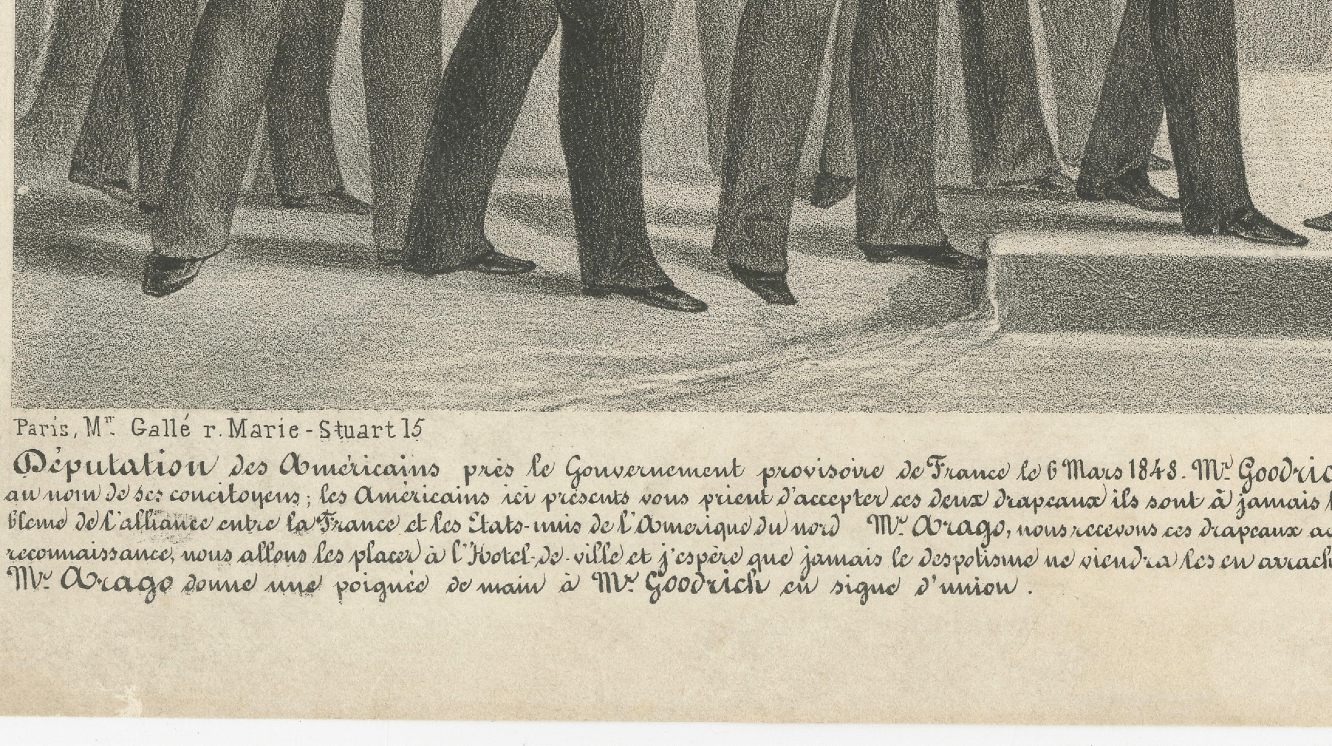 French Revolution of 1848, American Delegation to Provisional Government, c.1848