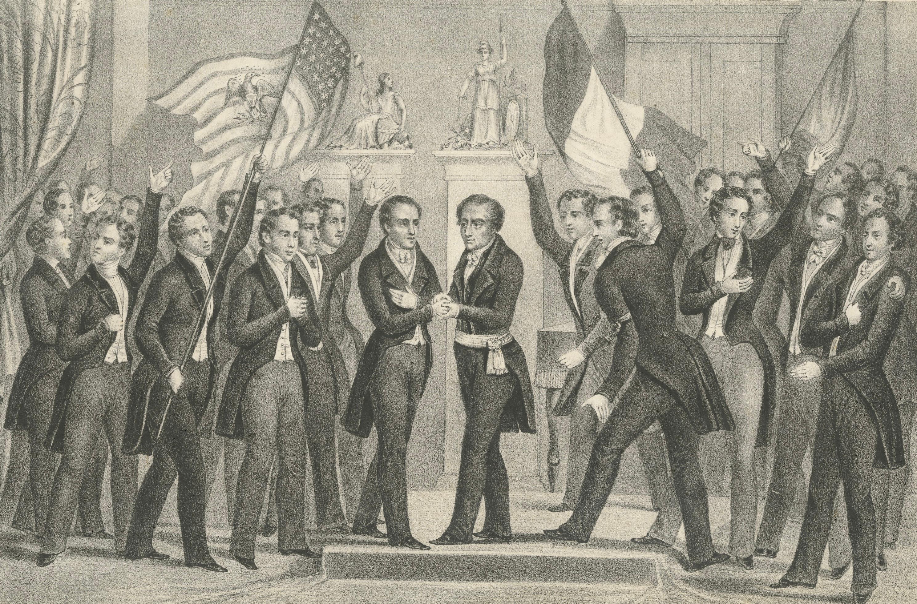 French Revolution of 1848, American Delegation to Provisional Government, c.1848