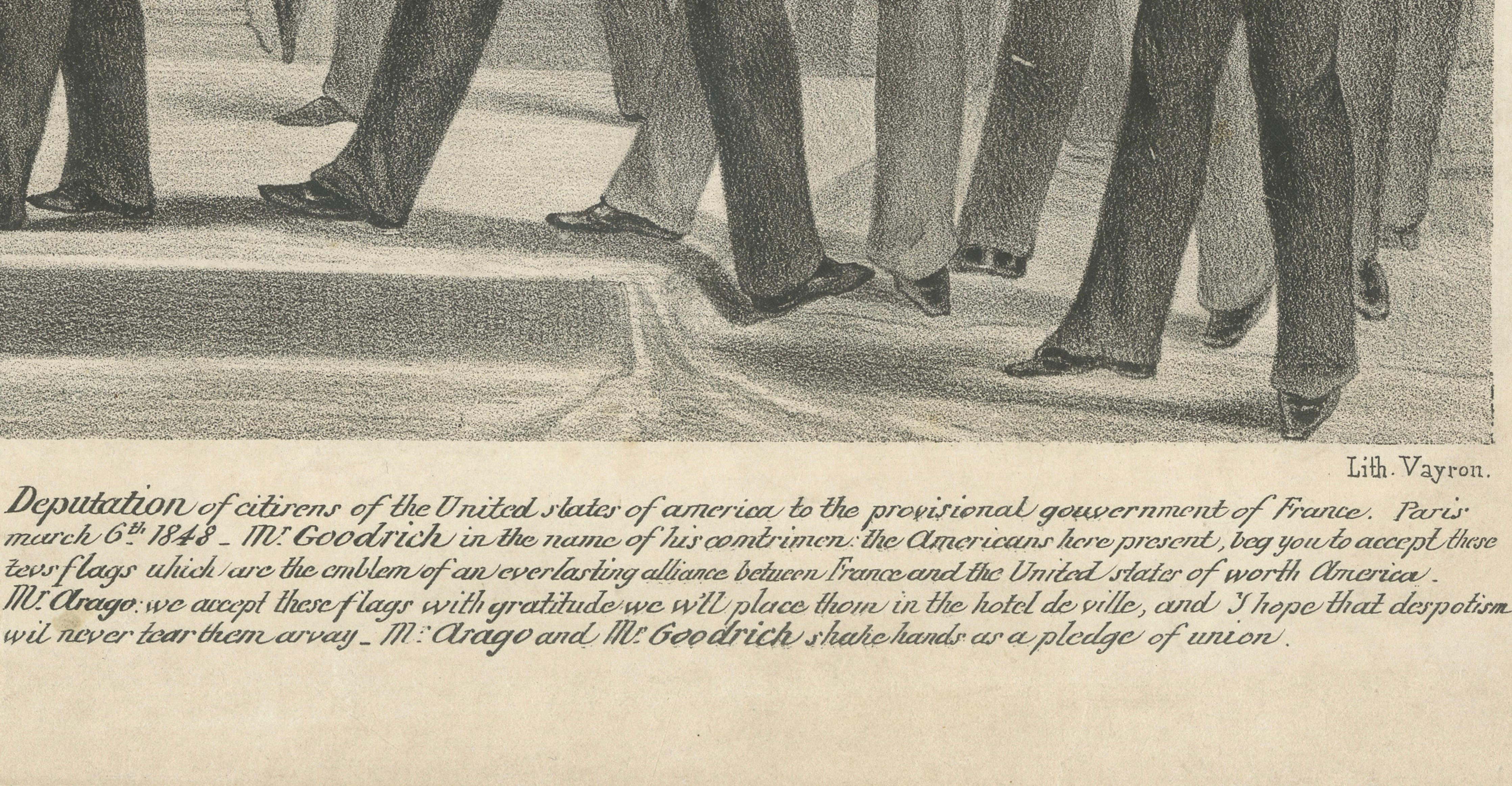 French Revolution of 1848, American Delegation to Provisional Government, c.1848