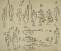 French Revolutionary Infantry – Uniforms, Drummers and Standards, c.1795