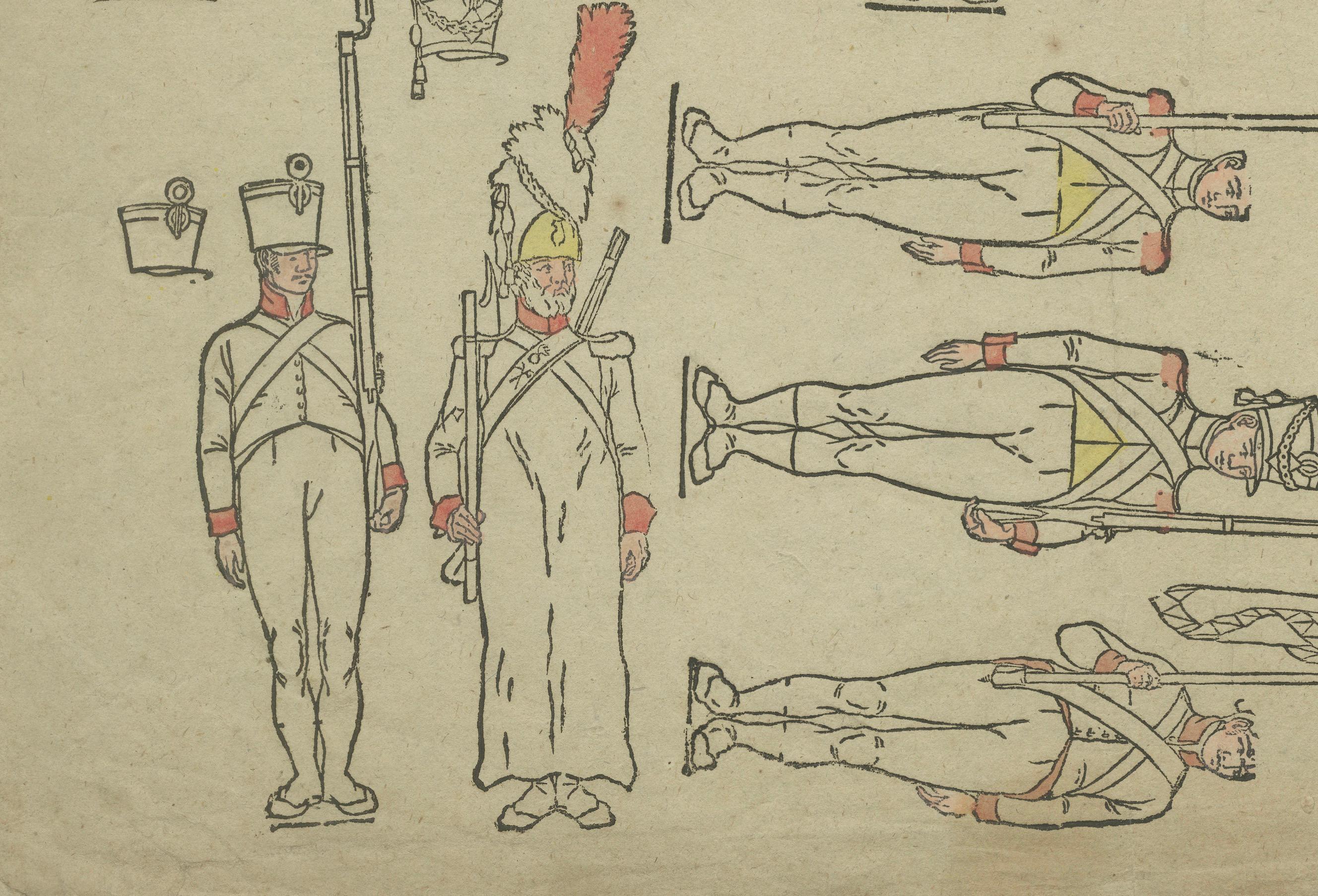 French Revolutionary Infantry – Uniforms, Drummers and Standards, c.1795